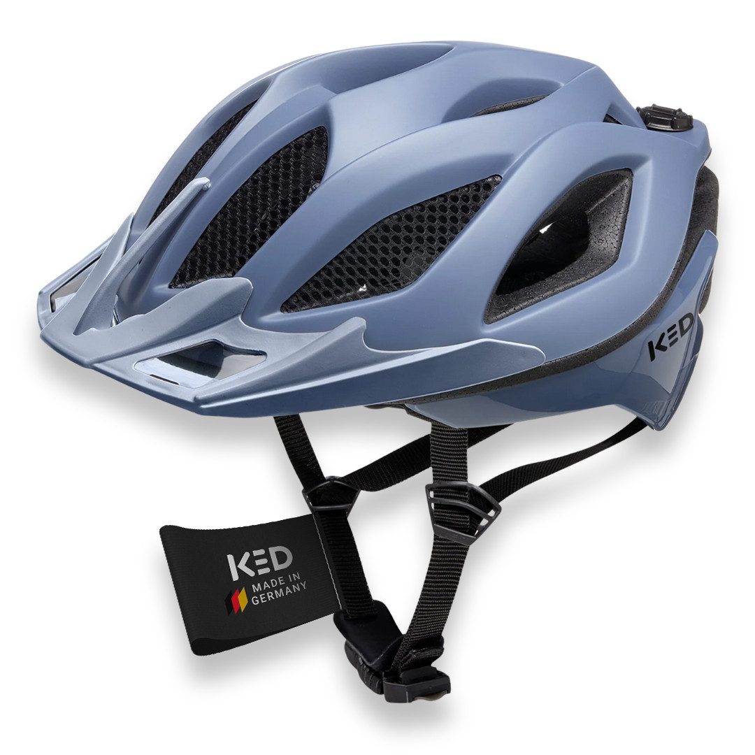 KED Fahrradhelm Spiri II Trend Allround Helm, LED Licht Und Reflektor, Optimierte Belüftung