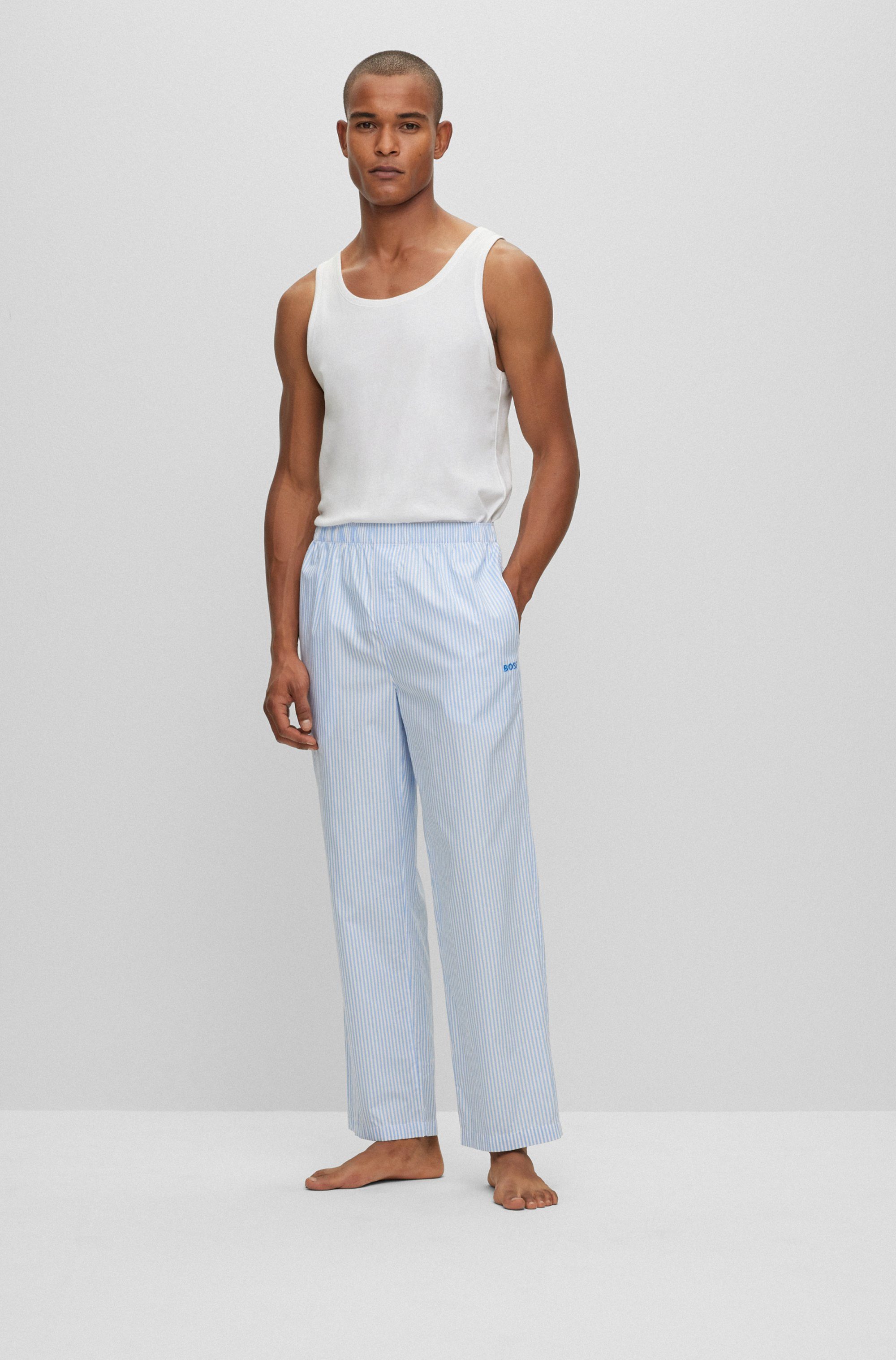 BOSS Schlafanzug Stripe Pants im modischem günstig online kaufen