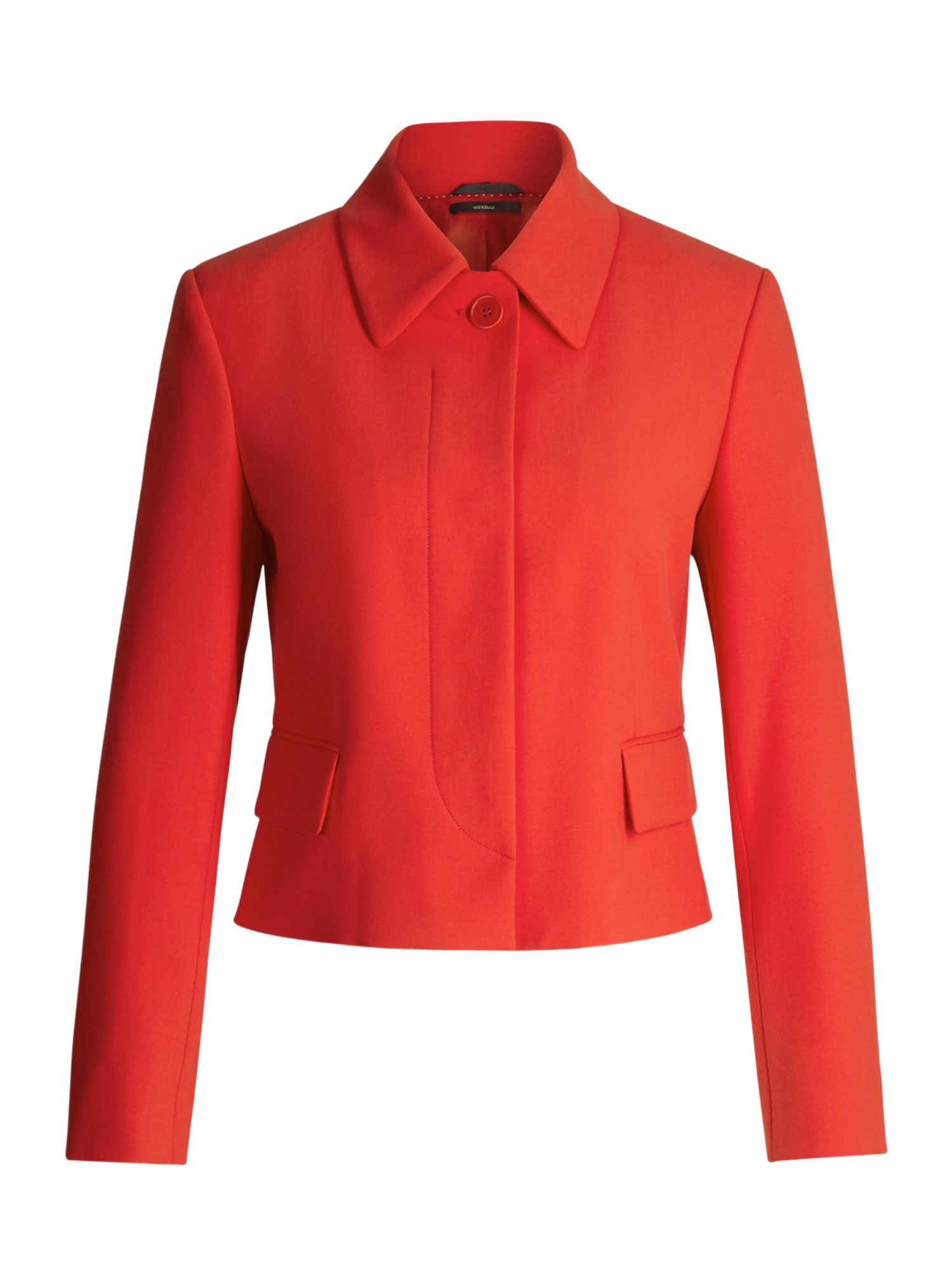 Windsor Jackenblazer rot,Indoor,Polyester,Unifarben,Umlegekragen,Lang,Regular Fit