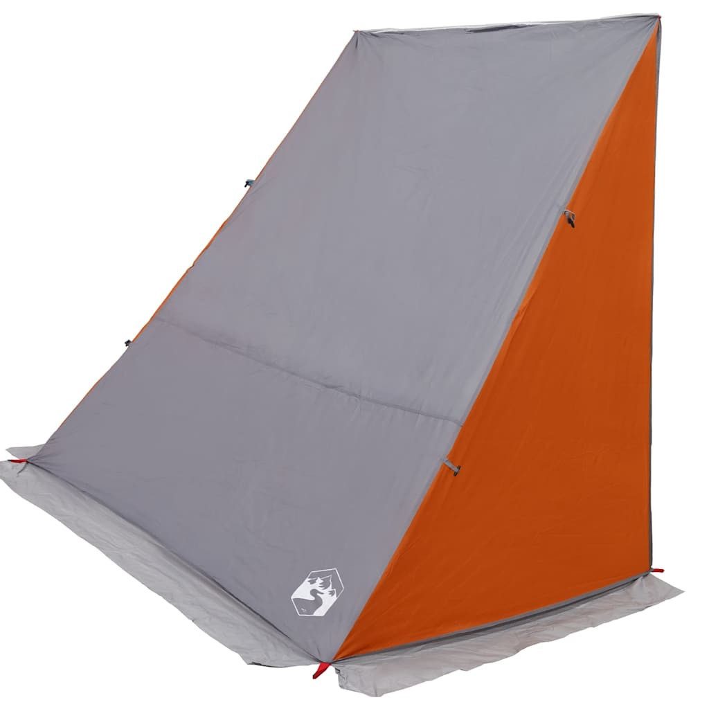 Buszelt Heckklappenzelt Personen 190 x 150 x 185 cm Grau und Orange
