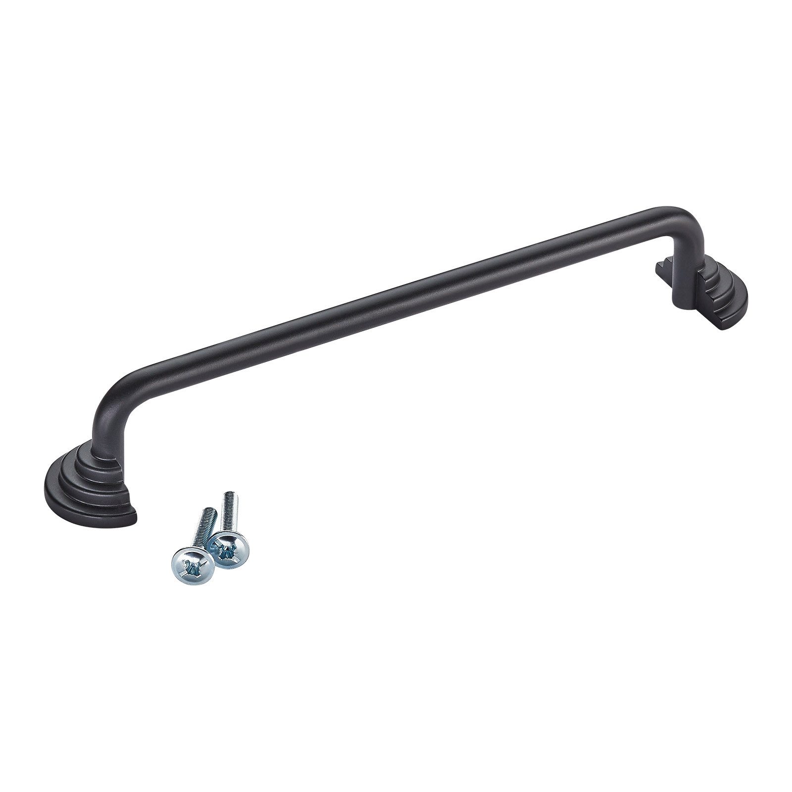 SO-TECH® Möbelgriff Bügelgriff MIRVA BA 160 mm, inkl. Schrauben (1-St), Schwarz matt von SCHÜCO ALU COMPETENCE