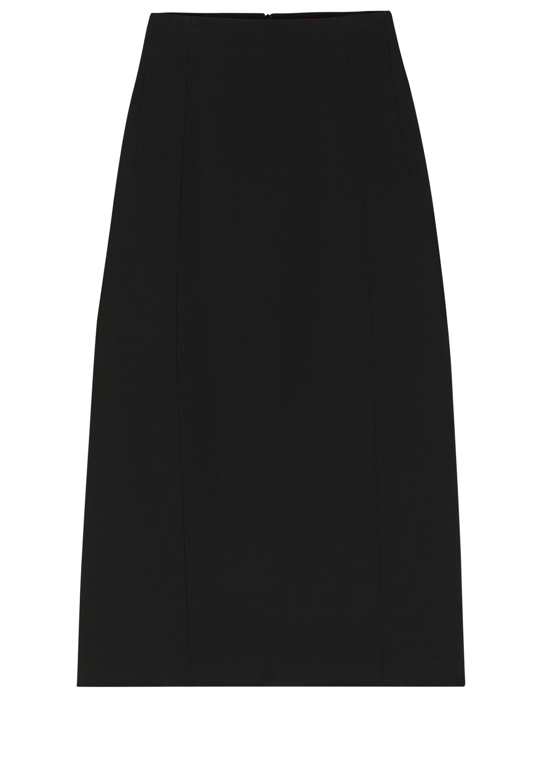 HUGO A-Linien-Rock Rahasi aus Stretch-Twill (1-tlg)