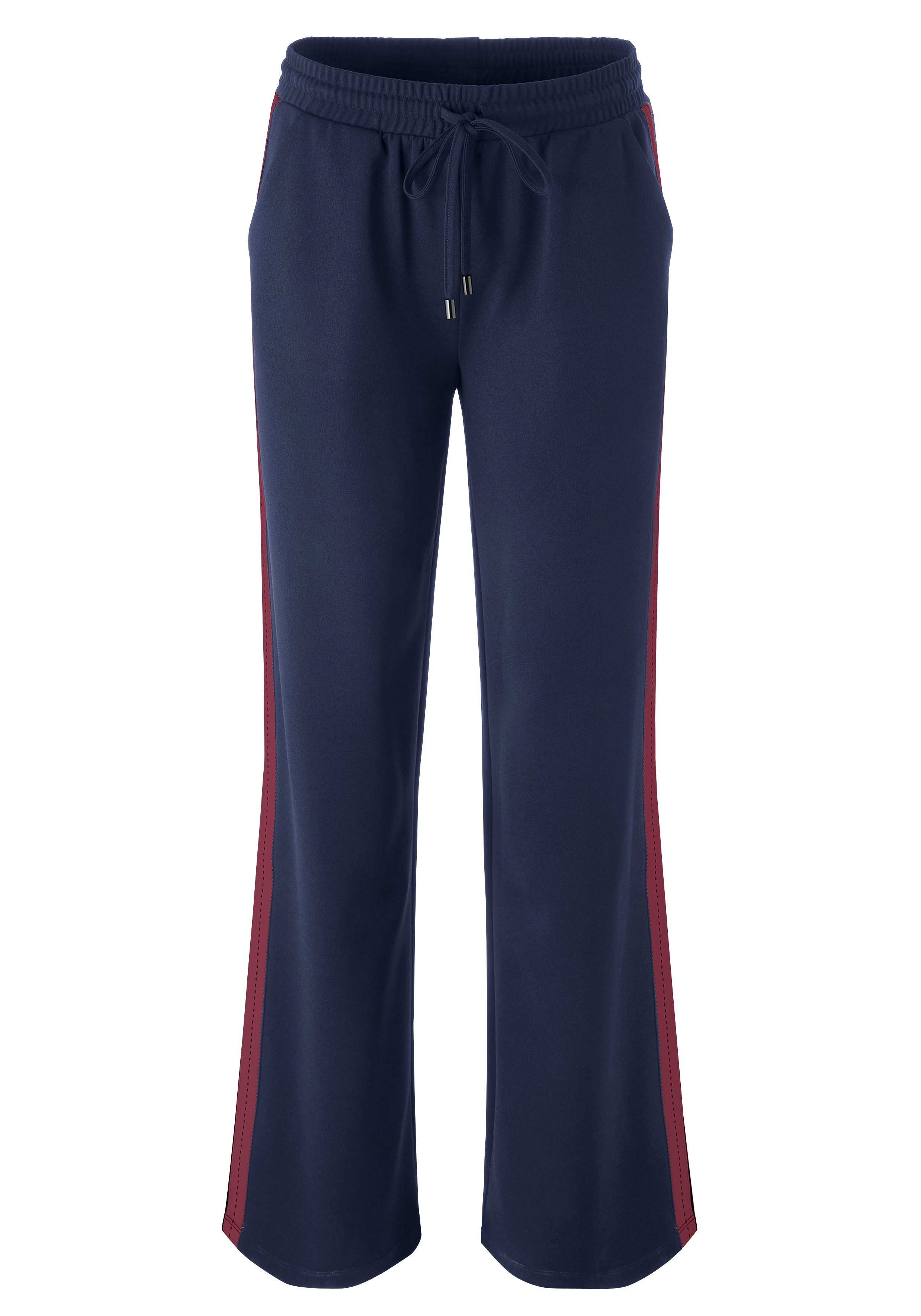 Aniston CASUAL Schlupfhose mit trendigem Tape entlang der Seitennähte