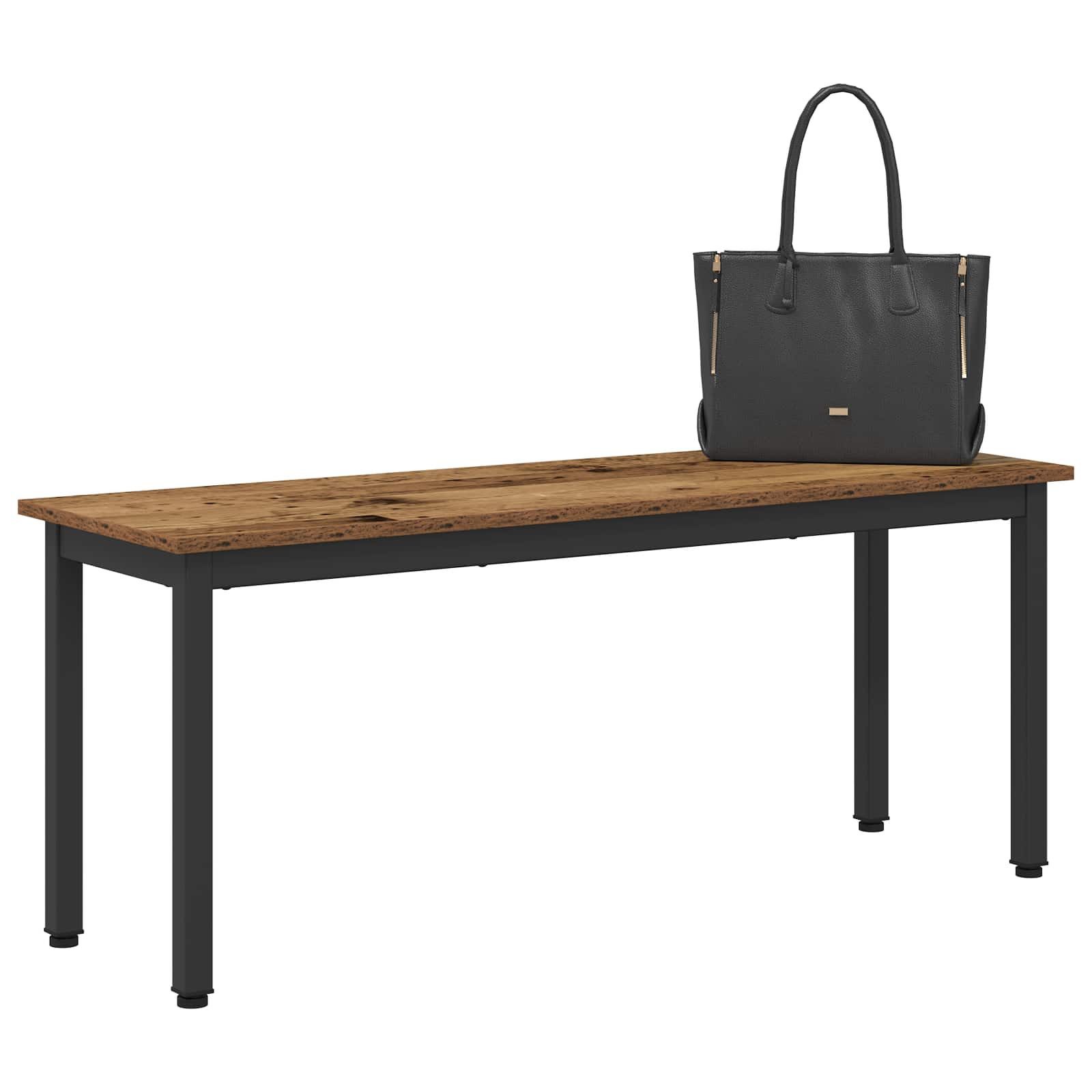 vidaXL Sitzbank Bank Altholz 110 x 35 x 45 cm Holzwerkstoff (1-St)