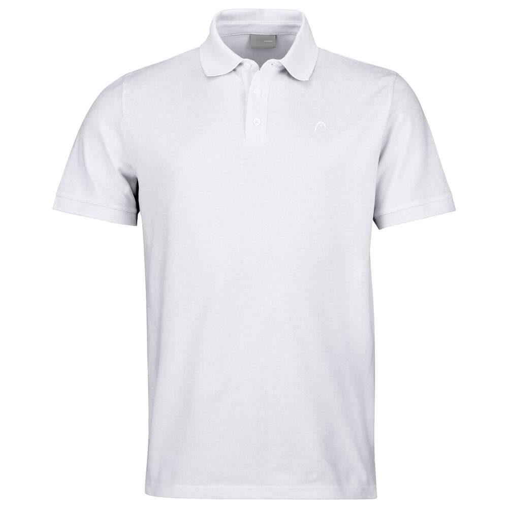 Poloshirt Classic (Baumwolle) weiss Herren