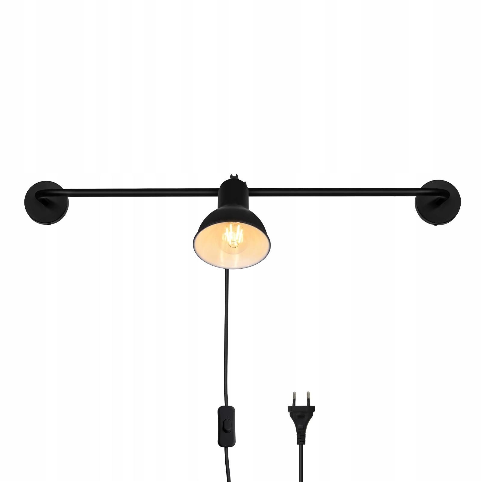 ZMH Wandleuchte Innen schwarz - Retro E27 Wandlampe mit Schalter für Wohnzi günstig online kaufen