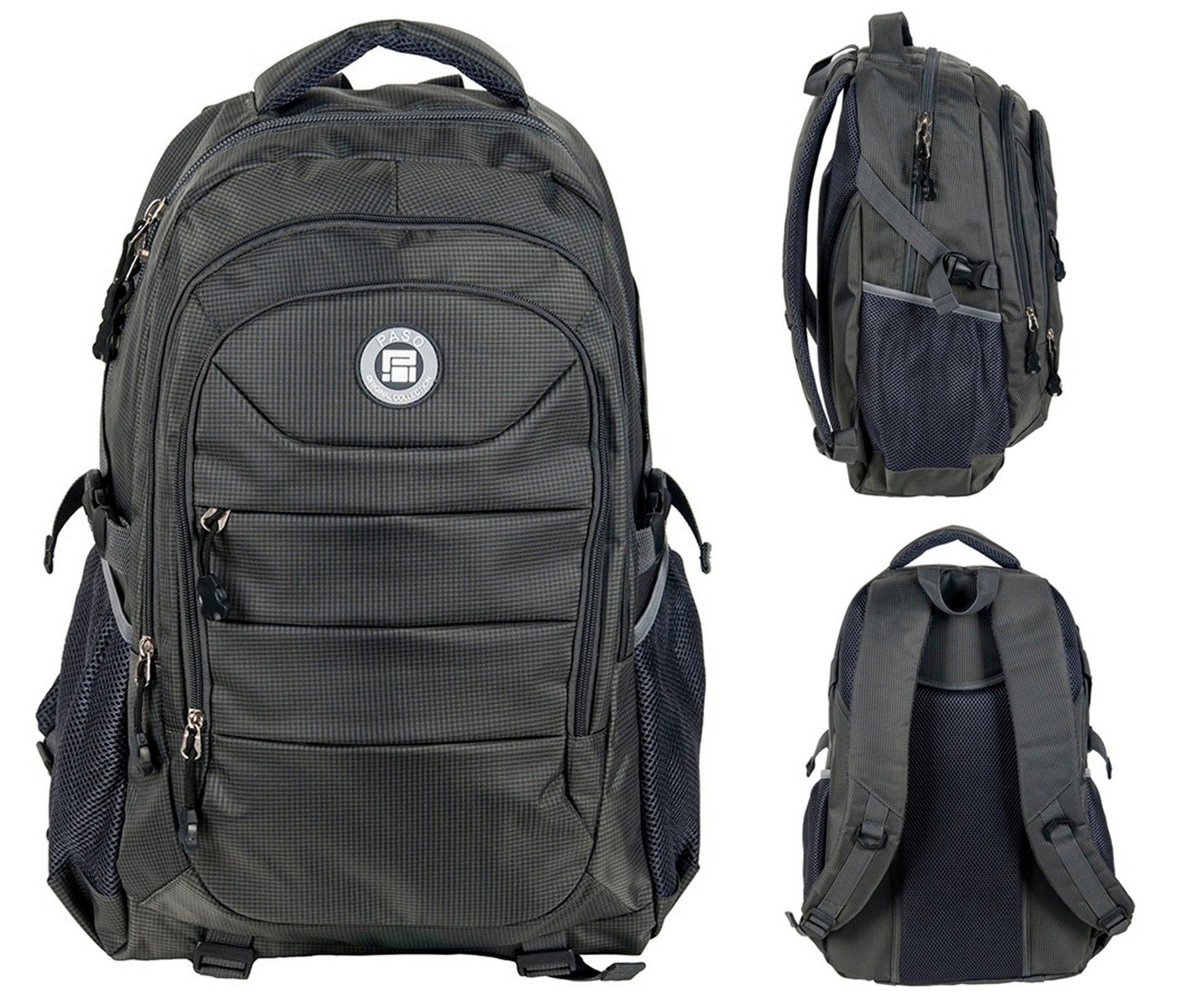Ebaxx Schulrucksack Rucksack Laptop Schulranzen Tasche Schul Mädchen Jungen, Laptopfach