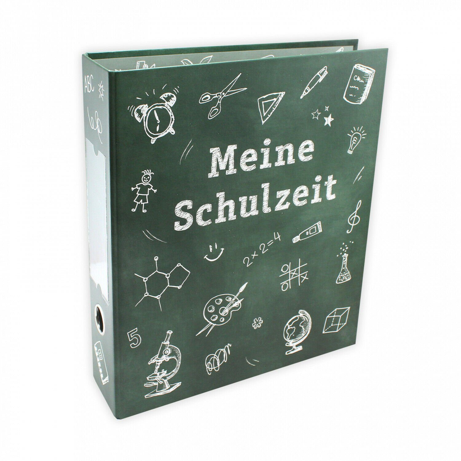 nikima Aktenordner Schule Portfolio Ordner "Meine Schulzeit" Sammelordner