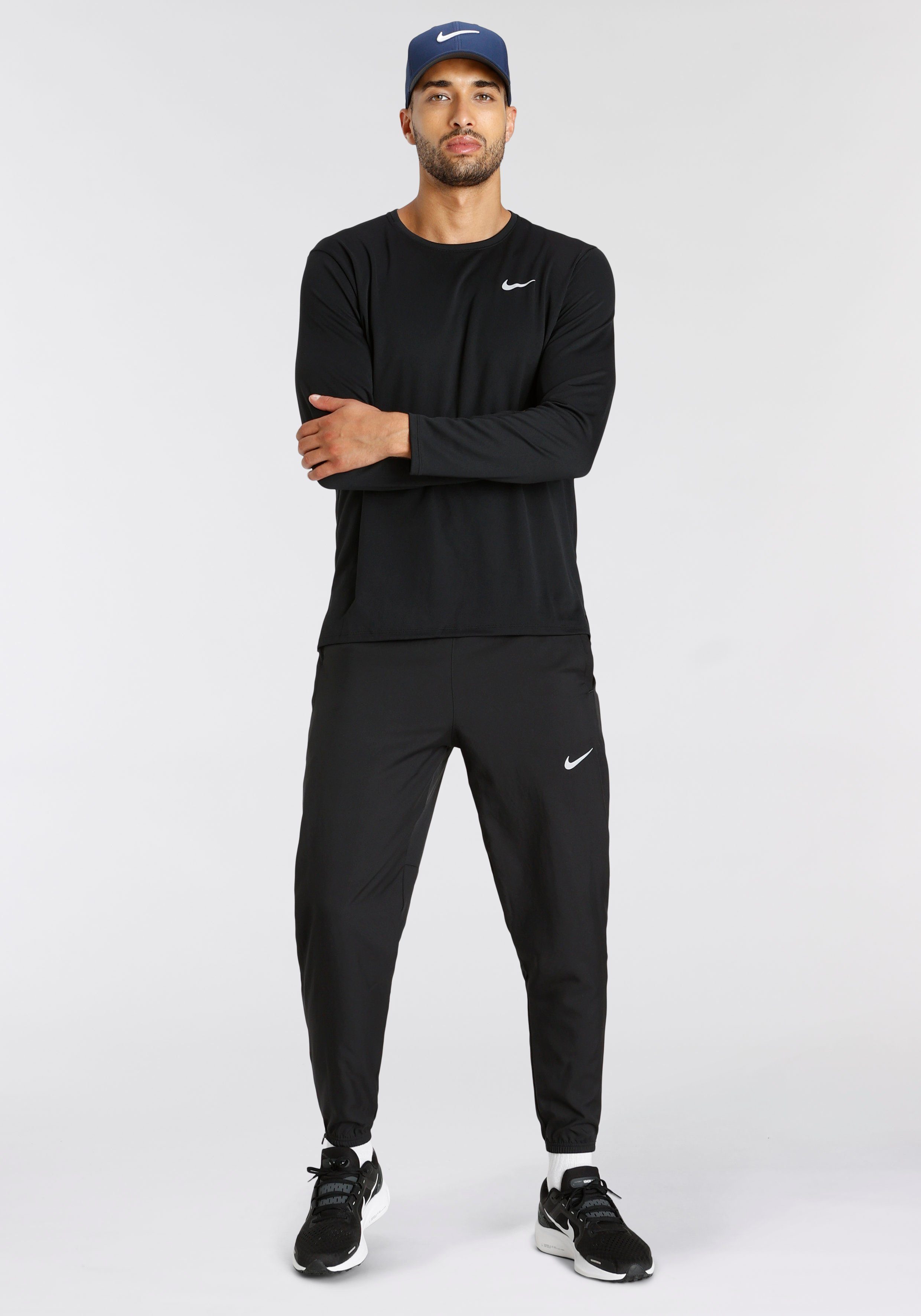 Nike Laufshirt DRI-FIT UV MILER MEN'S LONG-SLEEVE RUNNING TOP