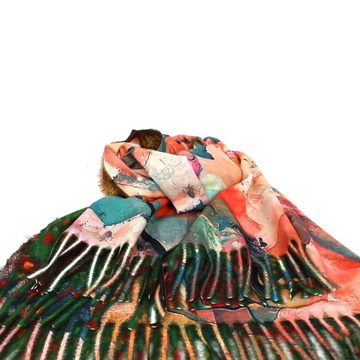 ZEBRO Modeschal Künstler Motiv-Schal Gustav Klimt "Der Kuss"