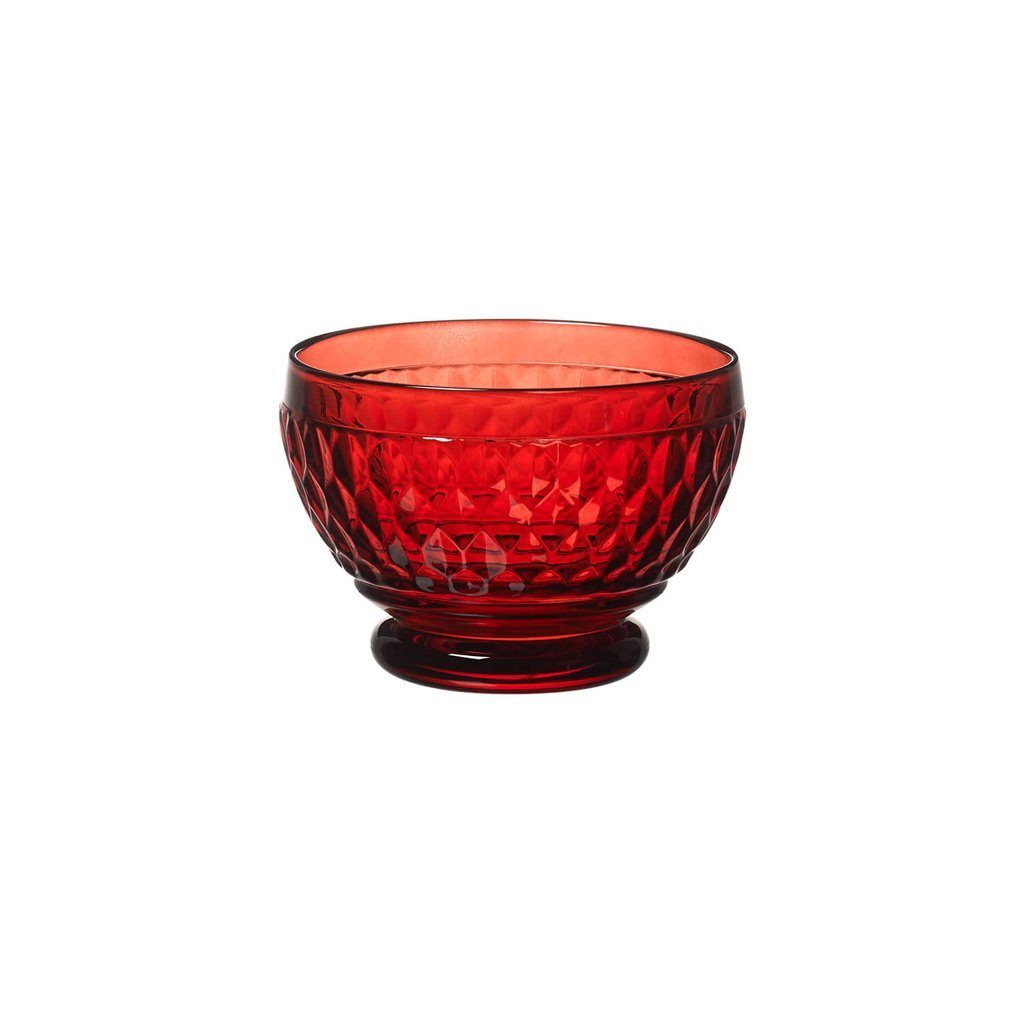 Villeroy & Boch Müslischale Boston Coloured Dessertschale Rot, Glas, (1-tlg)