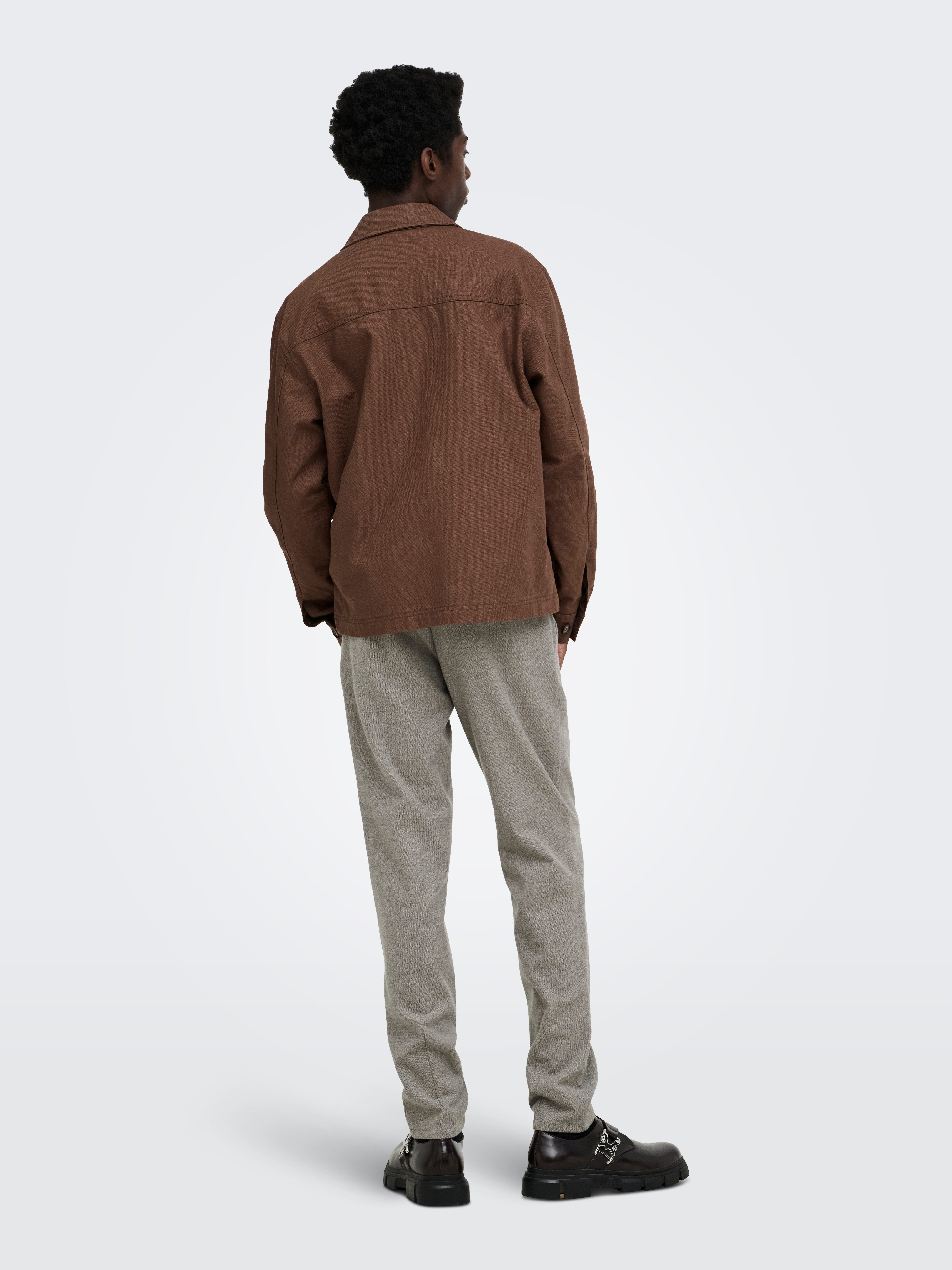ONLY & SONS Chinohose ONSMARK SLIM BRUSHED PIQUE 0353 PANTS – Bild 3 von 5