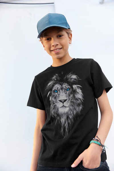 KIDSWORLD T-Shirt LION WITH BLUE EYES