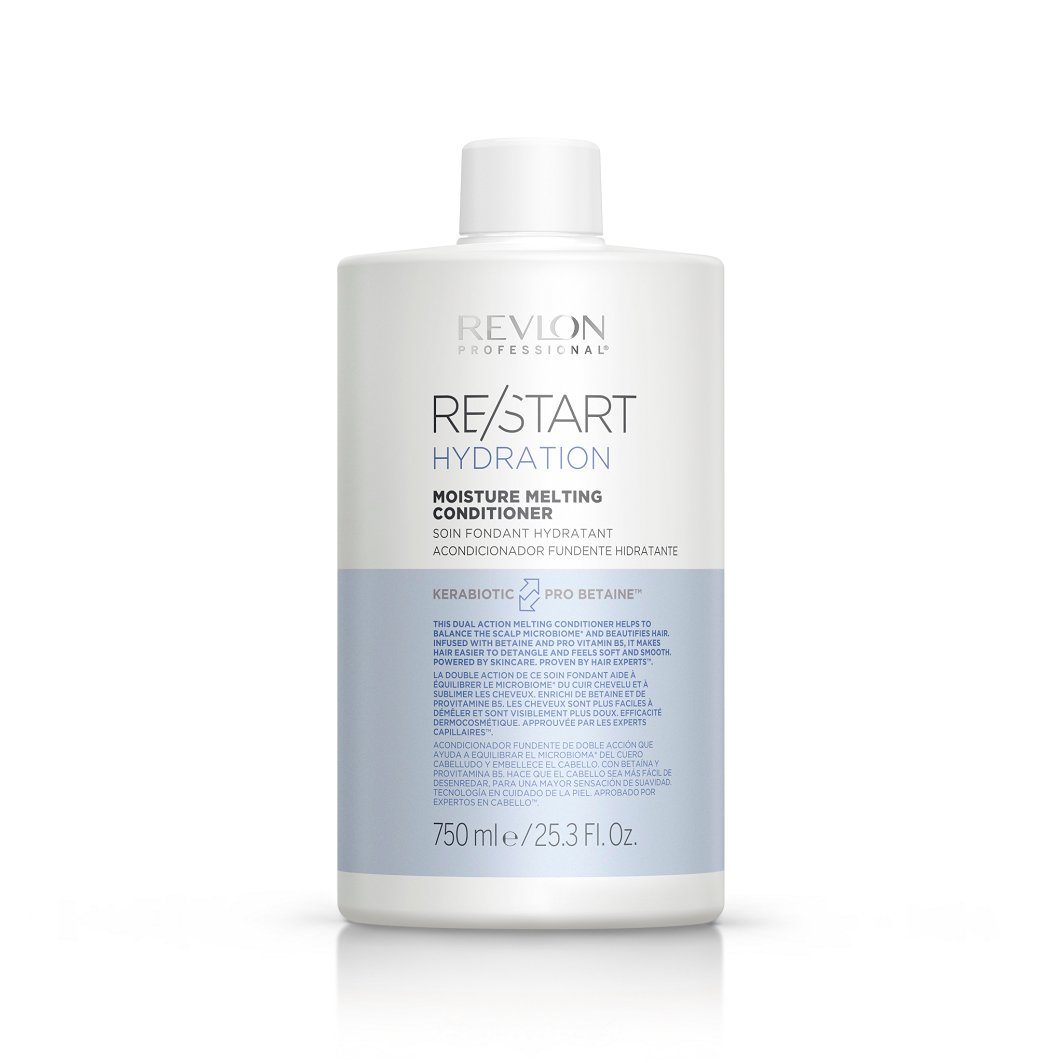 REVLON PROFESSIONAL Haarspülung RE/START HYDRATION MOISTURE MELTING CONDITIONER, Stärkt und repariert geschädigtes Haar für ein strahlendes Aussehen.