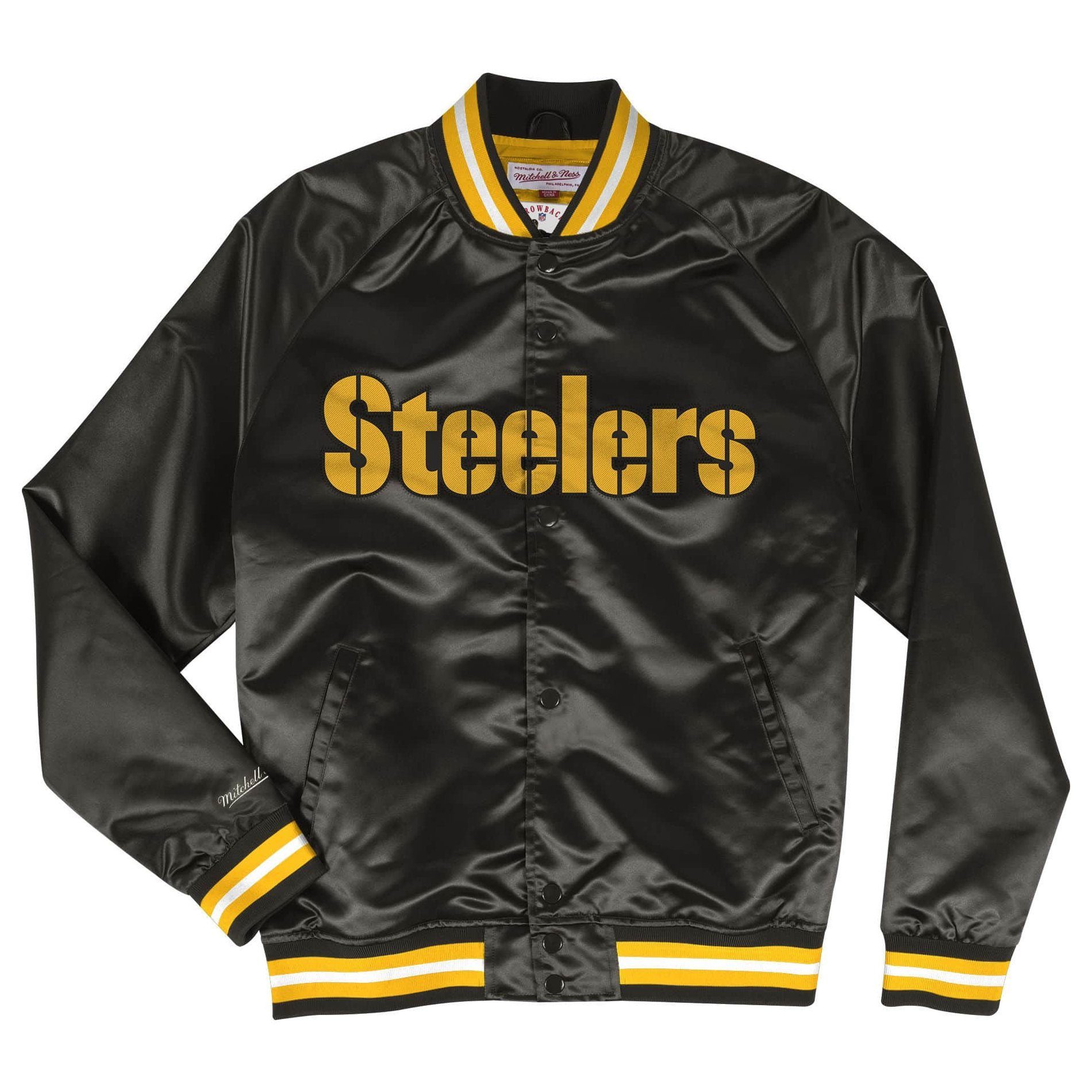 Mitchell & Ness Steelers Pittsburgh Satin Varsity Windbreaker