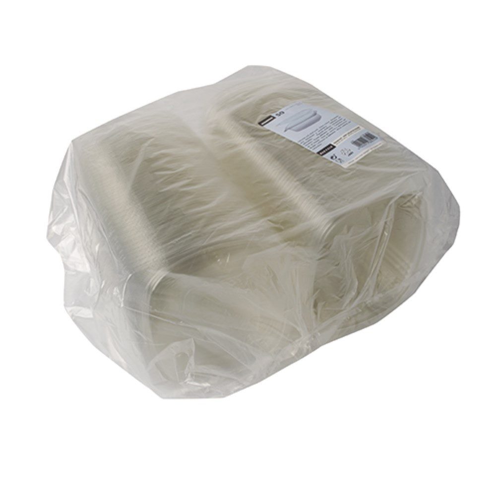 Starpak Becher 50 Feinkost- und Salatschalen oval 750ml 6,2cm x 14,4cm x 17,5cm klar – Bild 2 von 3