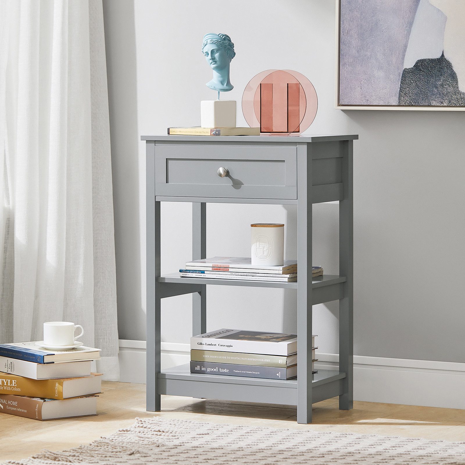 SoBuy Beistelltisch FBT46, Nachttisch Couchtisch Beistelltisch günstig online kaufen