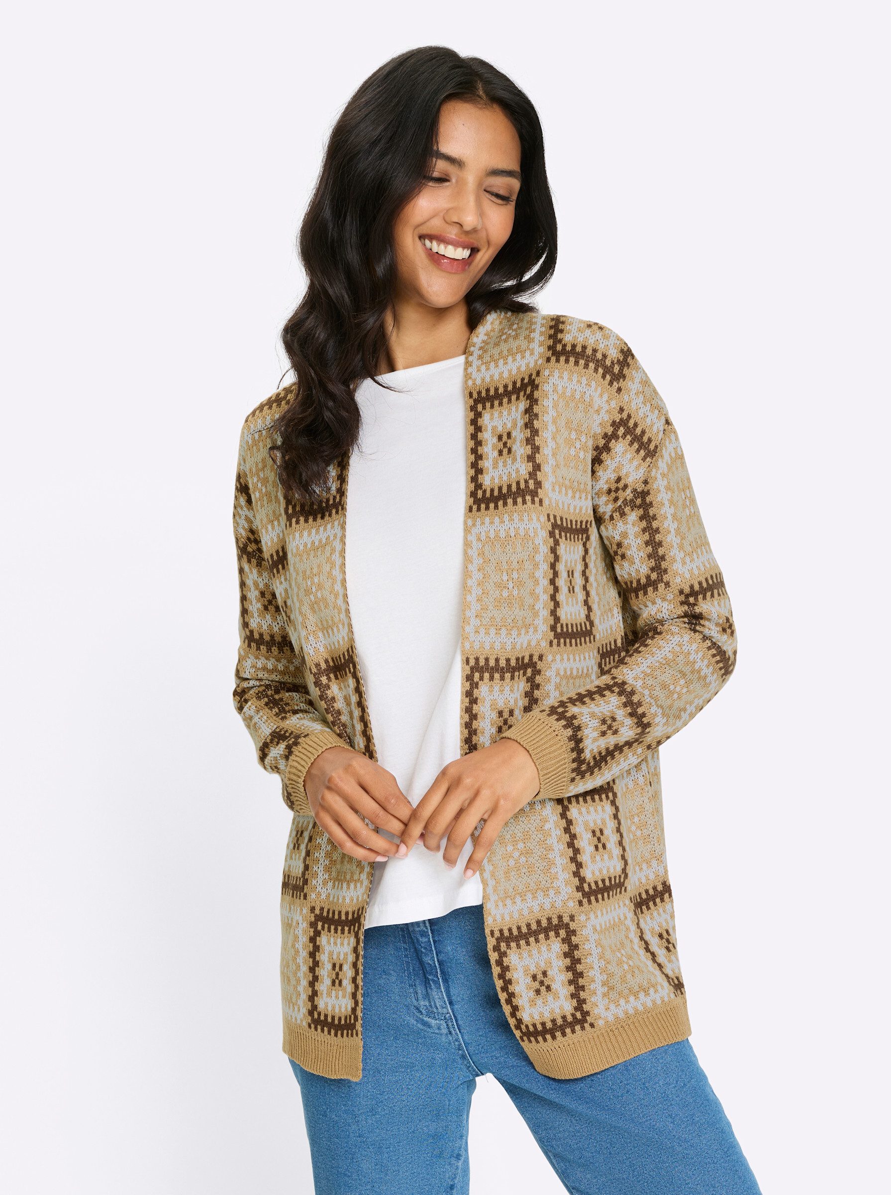 Sieh an! Strickjacke Strickjacke . günstig online kaufen