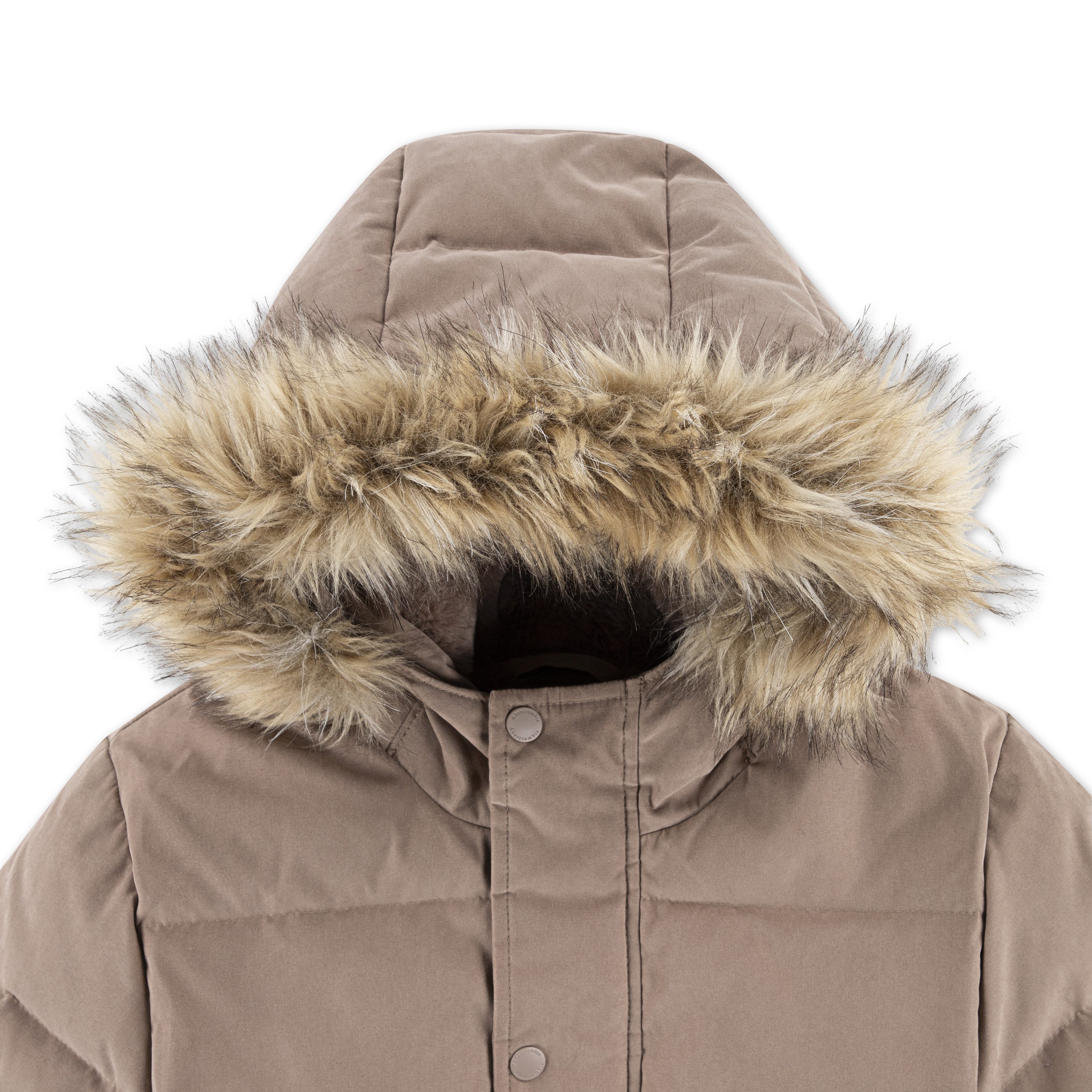 Abercrombie Kids Steppjacke Kapuzenfütterung mit Fellimitat