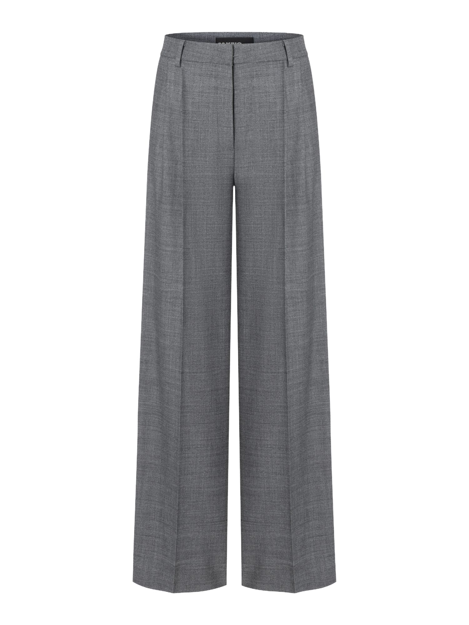 Cambio Stoffhose grau,Casual,Polyester,Unifarben,Wide Leg,Mittel