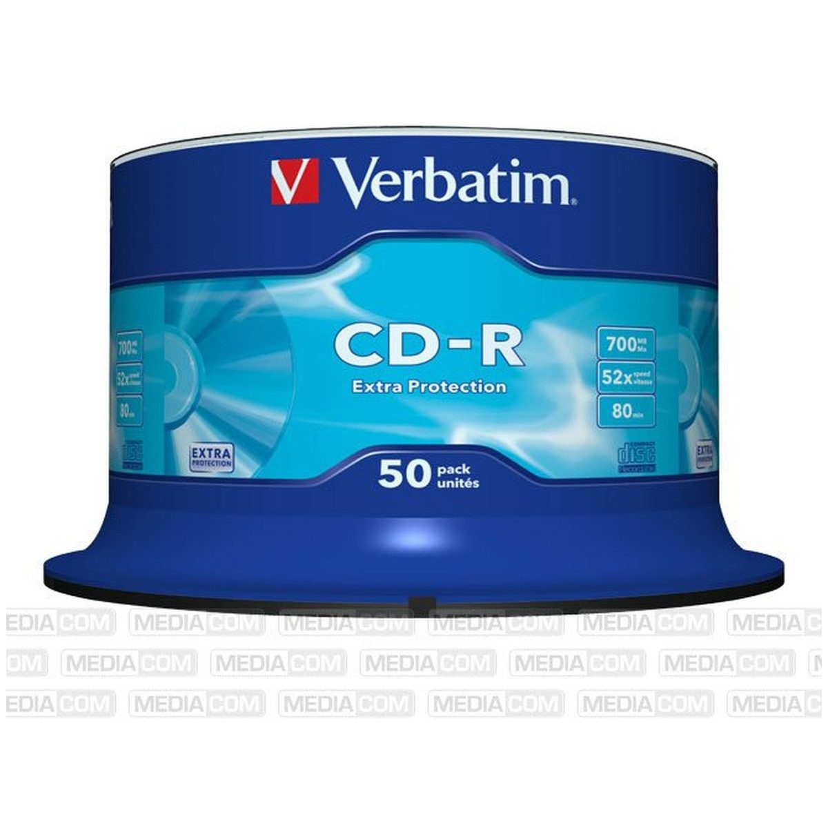 Verbatim CD-Rohling Verbatim CD-R 700MB 52x Cakebox 50er