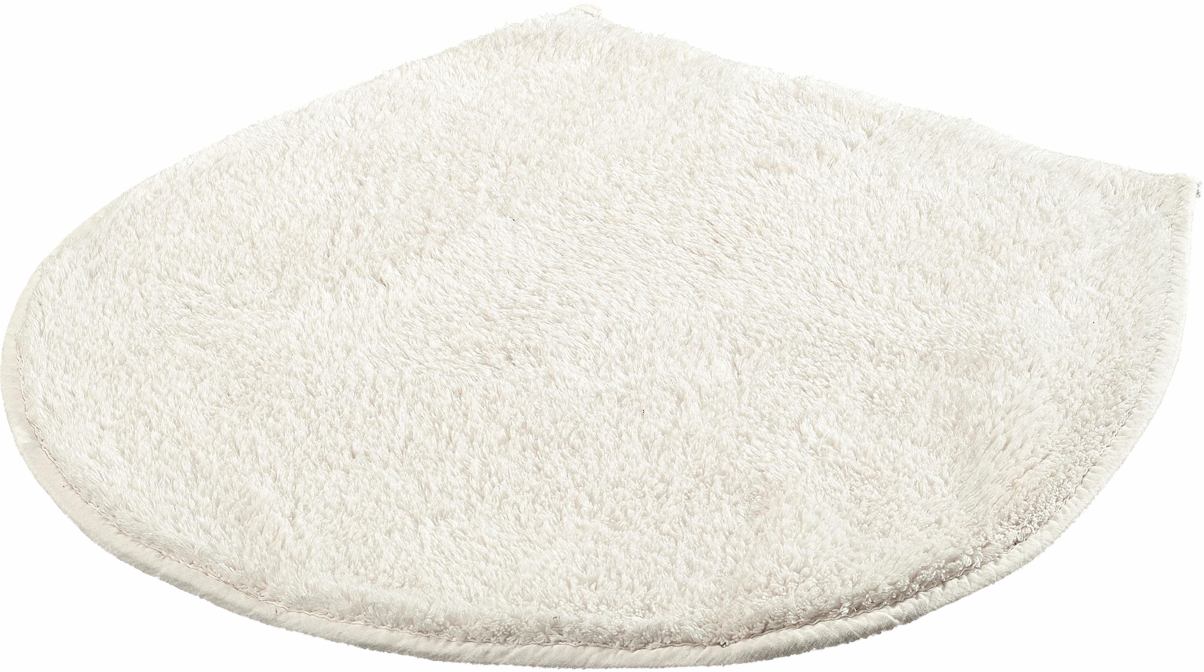 Kleine Wolke Badematte Cotone, Badvorleger, Badezimmer Teppich, Höhe 17 mm, beidseitig nutzbar, fußbodenheizungsgeeignet, Baumwolle, WC-Deckelbezug, Badteppich, Uni Farben, reine Baumwolle, waschbar