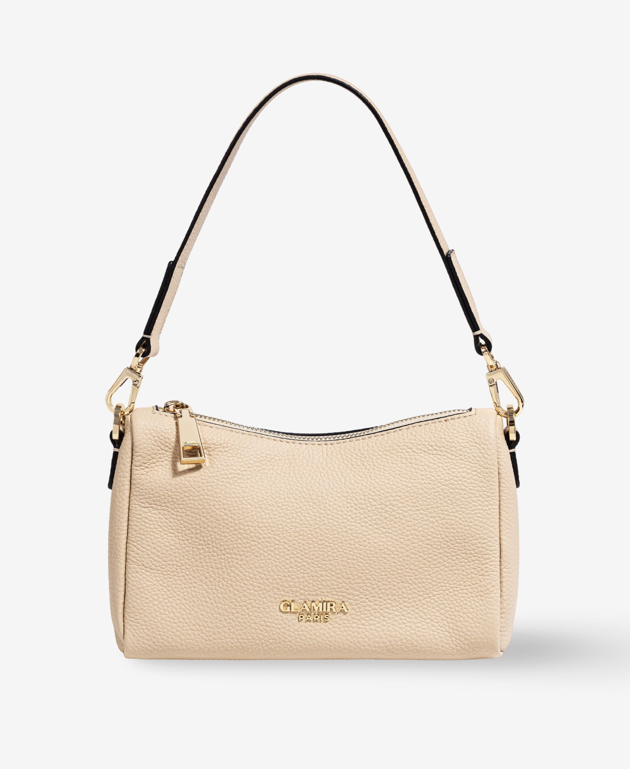 GLAMIRA Schultertasche PetiteGlam Beige Schultertasche (1-tlg), echt Leder