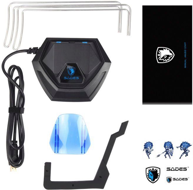 Sades Headset-Halterung Anubis' Staff SA-W10, (bis 0 Zoll)