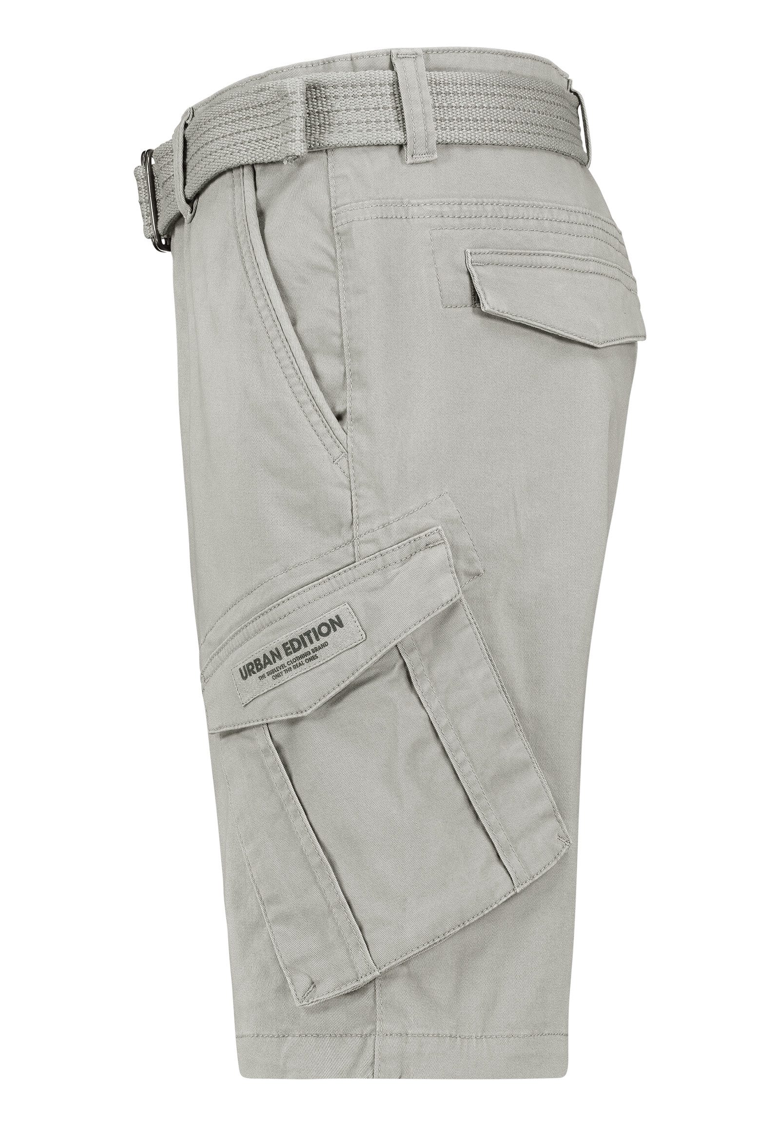 SUBLEVEL Cargoshorts Herren Cargo Shorts kurze Hose Bermuda Knielang Short Sommer + Gürtel