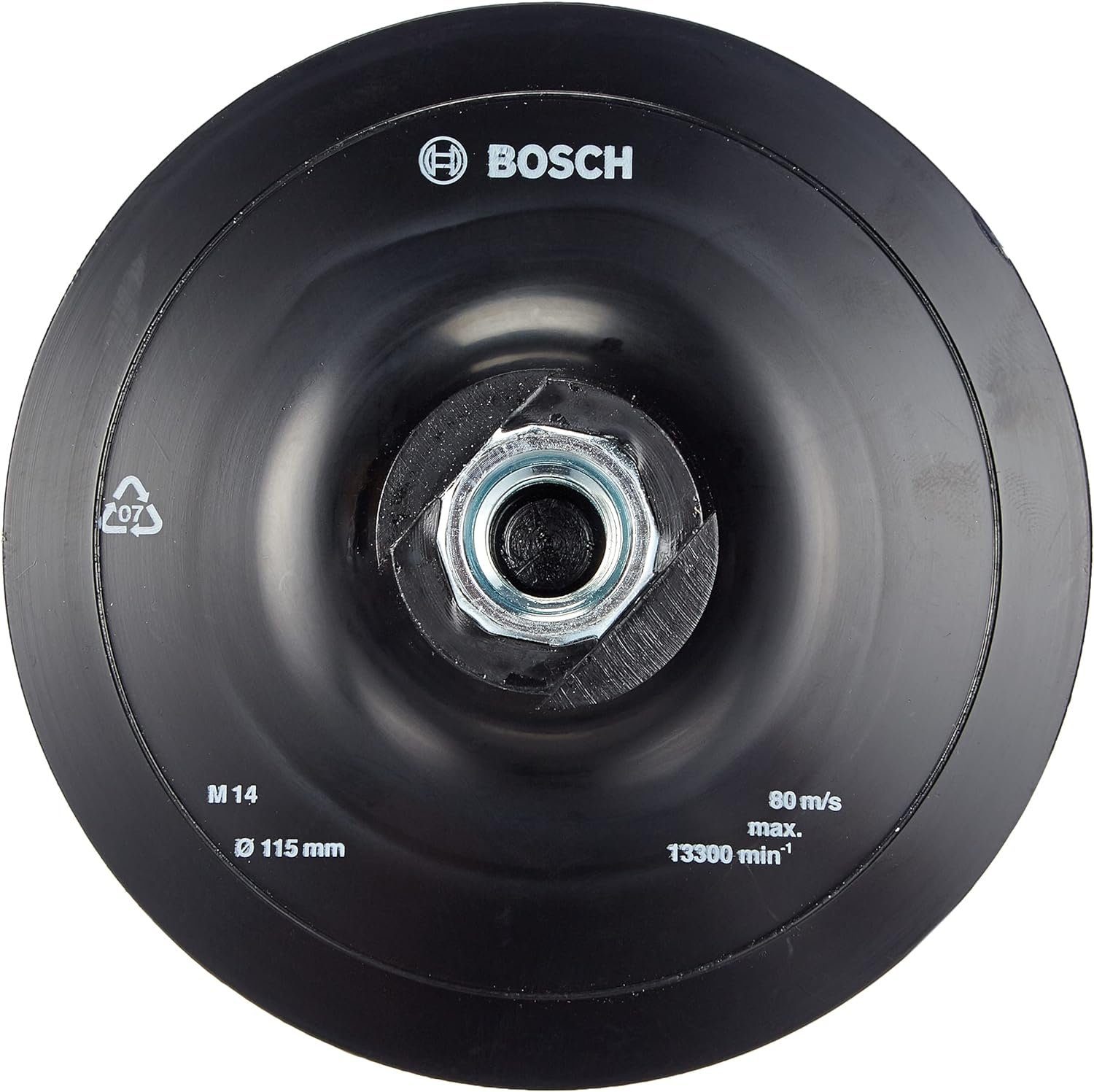 Klettsystem Bohrfutter mm, 125 Bosch Winkelschleifer, für Gummischleifteller Ø BOSCH