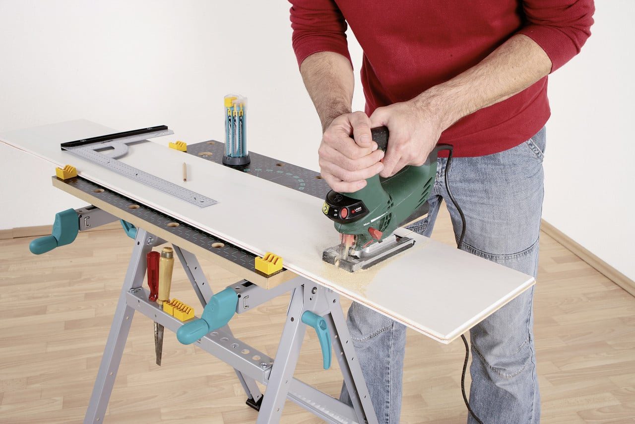 Wolfcraft Arbeitstisch Wolfcraft Spanntisch Master 200 MDF Arbeitsfläche