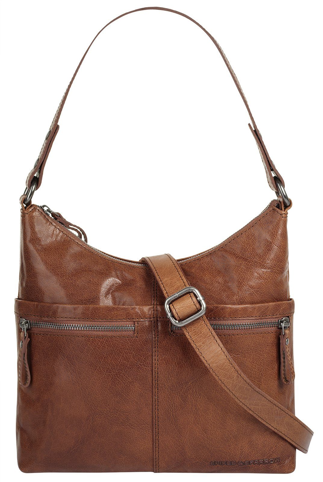 Spikes & Sparrow Umhängetasche, echt Leder günstig online kaufen