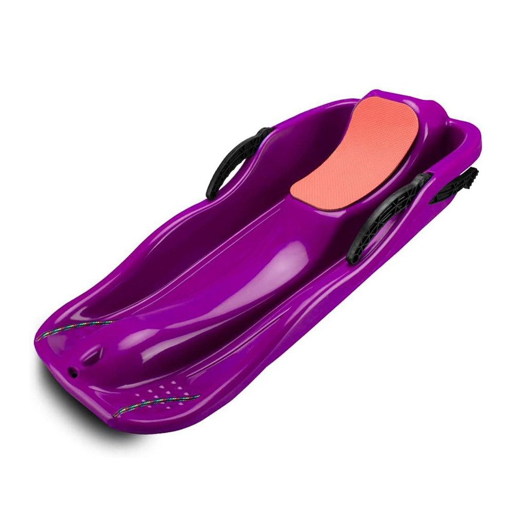 Fine Life Pro Skibob, Schlitten Bob Schlitten Kinderbob mit Bremsen für 3-10 Jahre