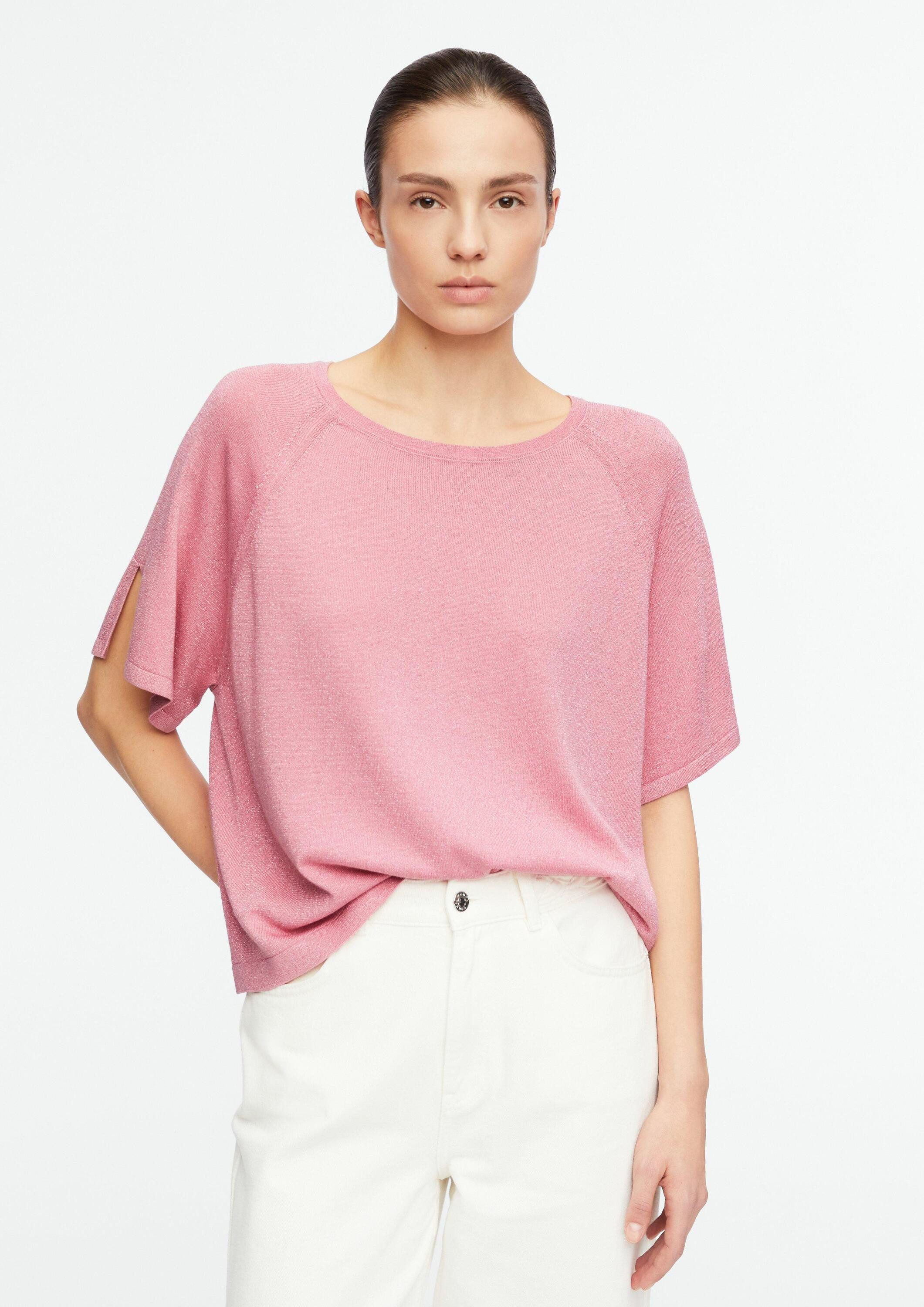 comma Kurzarmpullover Strickpullover Strickpullover