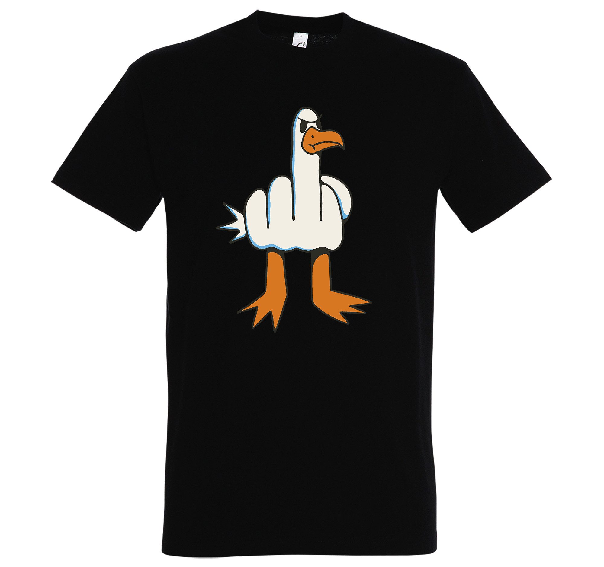 Youth Designz Print-Shirt Möwe Finger Herren T-Shirt mit lustigen Frontprin günstig online kaufen