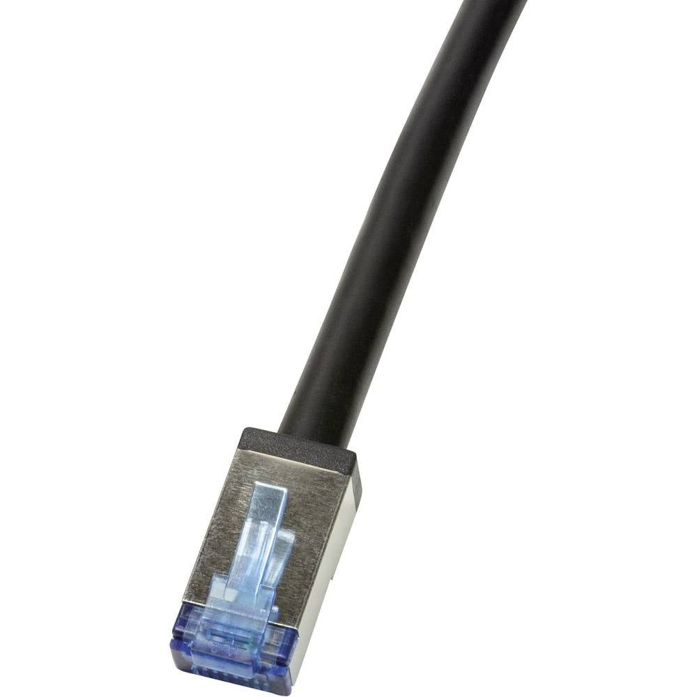 LogiLink Outdoor Patchkabel CAT 6A S/FTP PVC+PE,20 m CQ7113S LAN-Kabel, Geschirmt, UV-Beständig, Ölbeständig