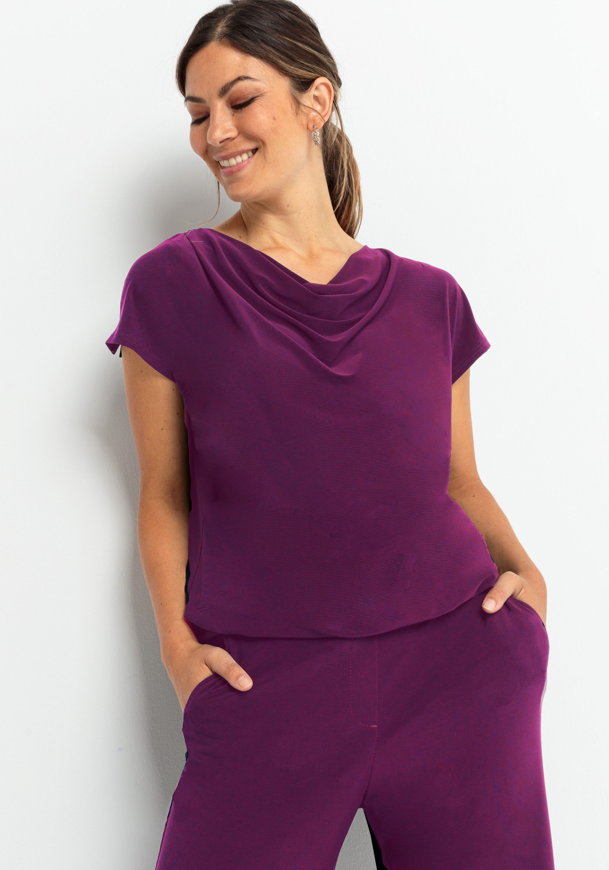 bianca Wasserfallshirt WIEBKE aus weicher Technojersey-Qualität günstig online kaufen