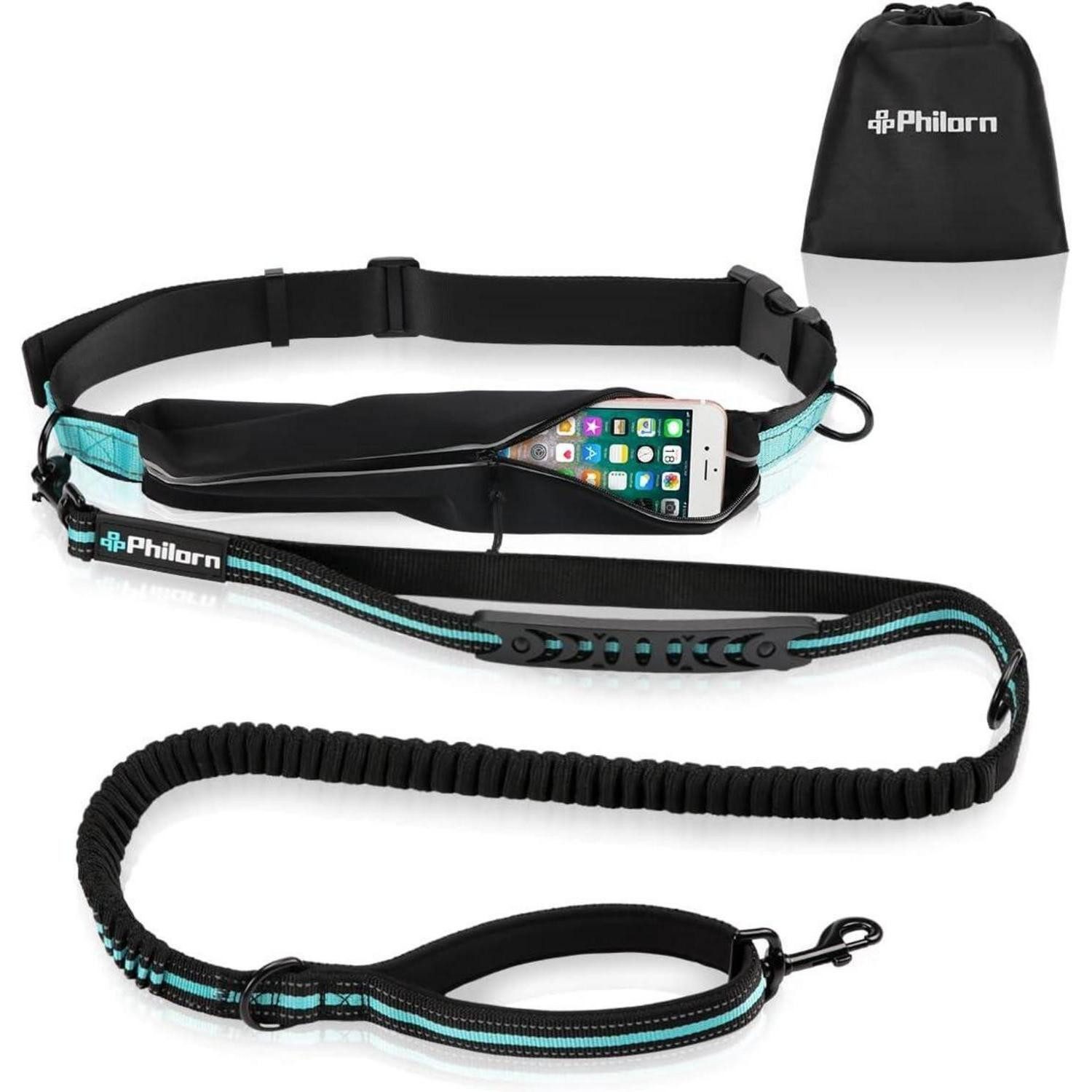 LuxusKollektion Hands-free-Leinen Freihand Hundeleine Blau