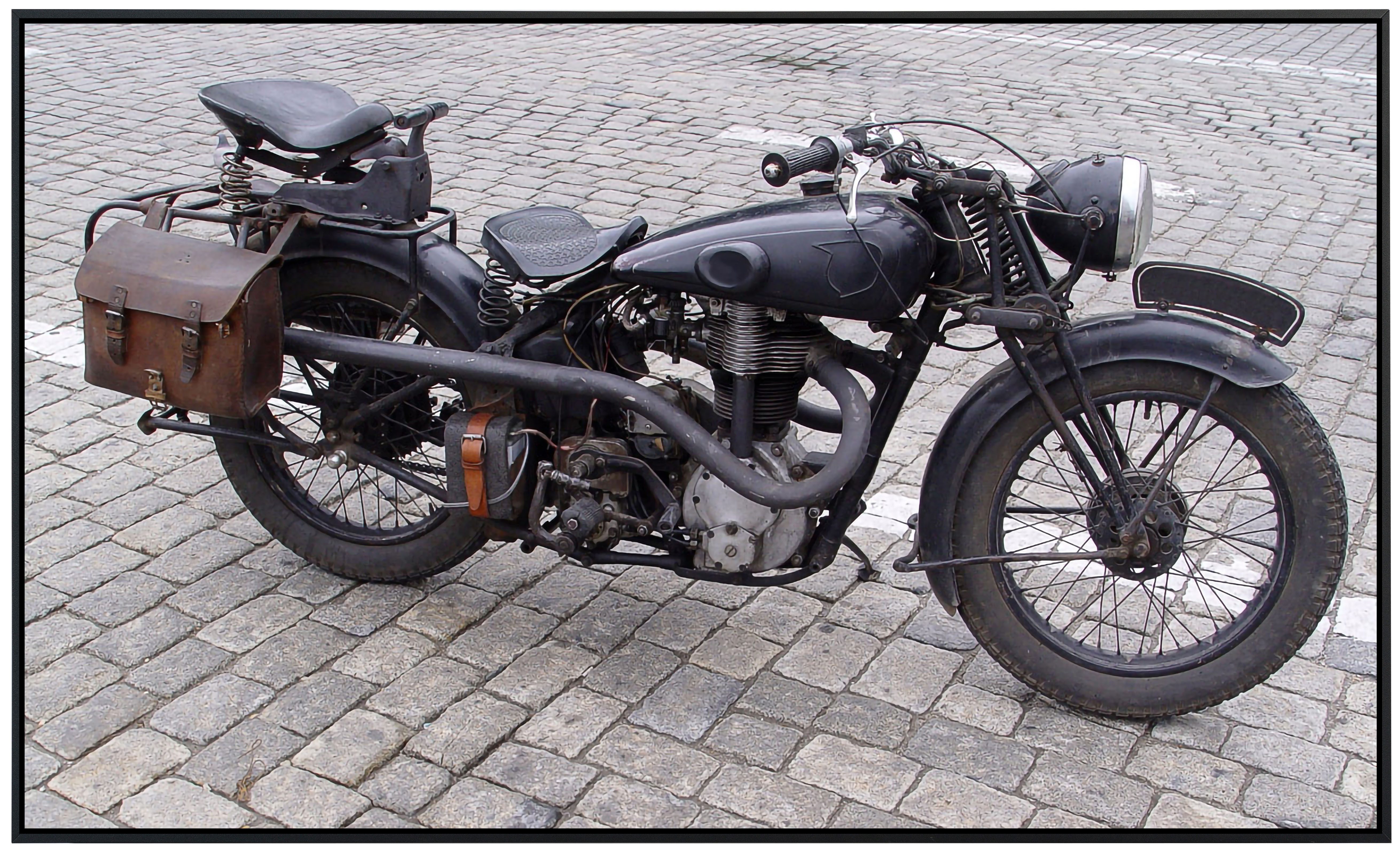 Papermoon Infrarotheizung INFRAROT-BILD-HEIZUNG, Motorrad, TÜV-Rheinland/GS zertifiziert, angenehme Strahlungswärme