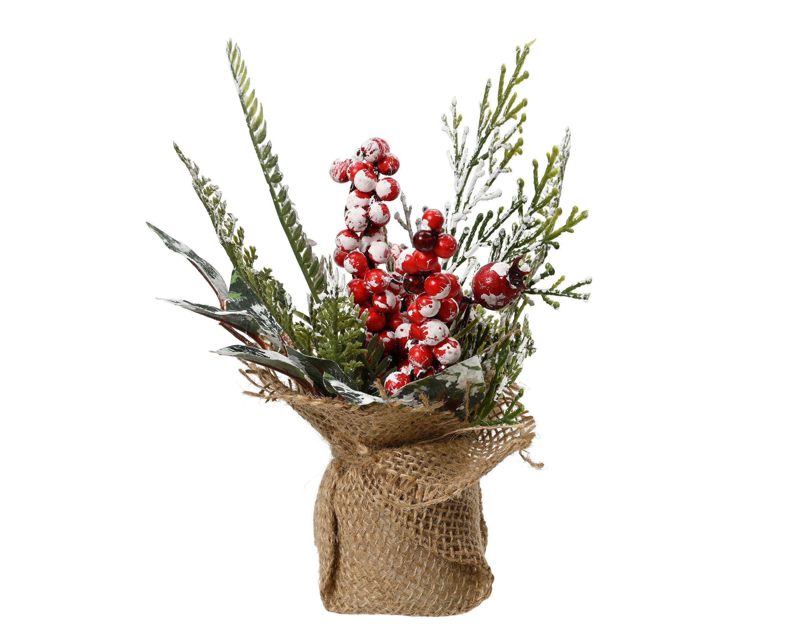 Gestecke, Kaemingk, Weihnachtsgesteck künstlich mit Zweigen günstig online kaufen