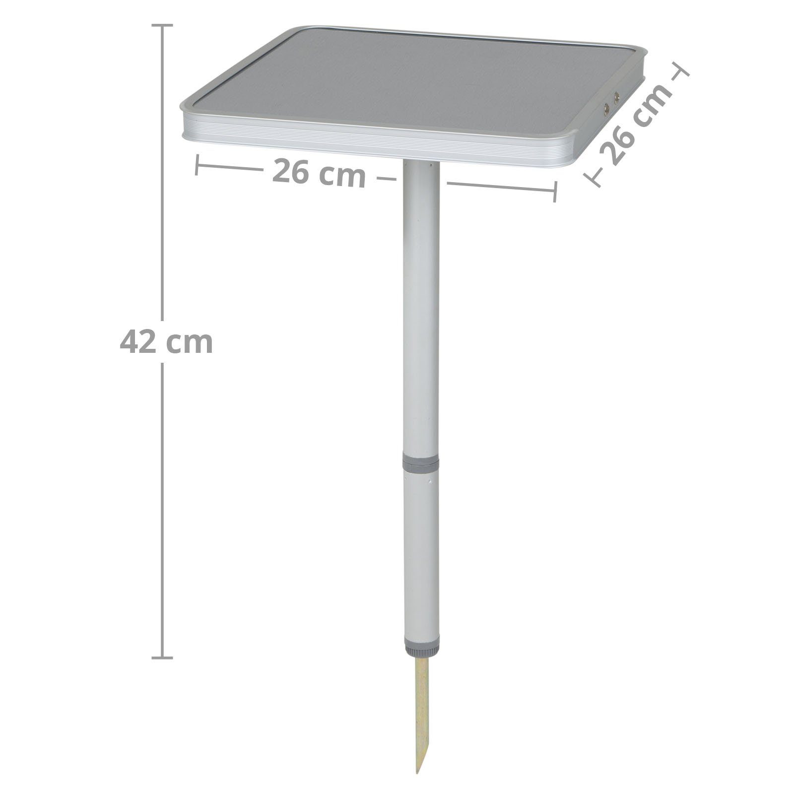 Bo-Camp Campingtisch Mini Campingtisch Alu Beistelltisch, günstig online kaufen