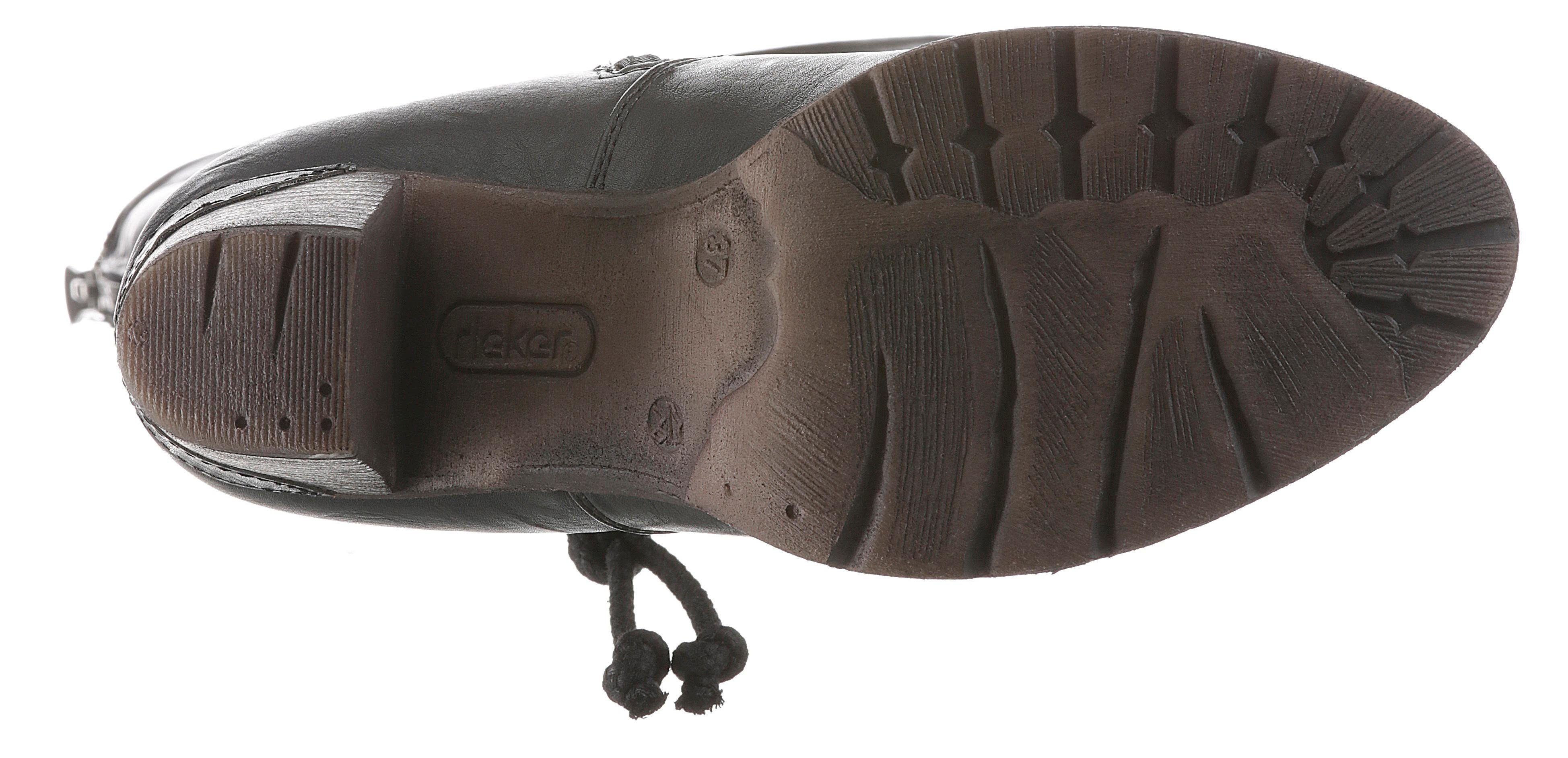 Rieker, Langschaftstiefel, mit Zierbänder, XL-Schaft