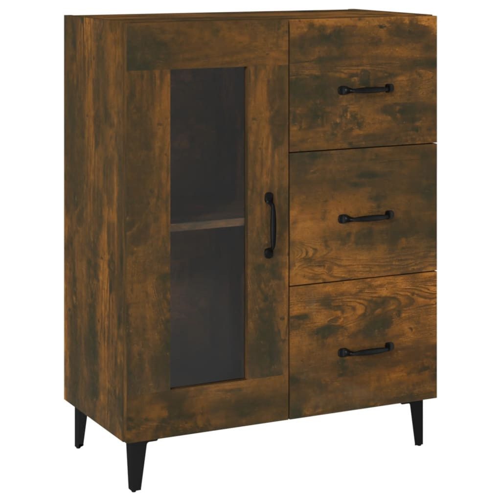 vidaXL Sideboard Sideboard Räuchereiche 69,5x34x90 cm günstig online kaufen