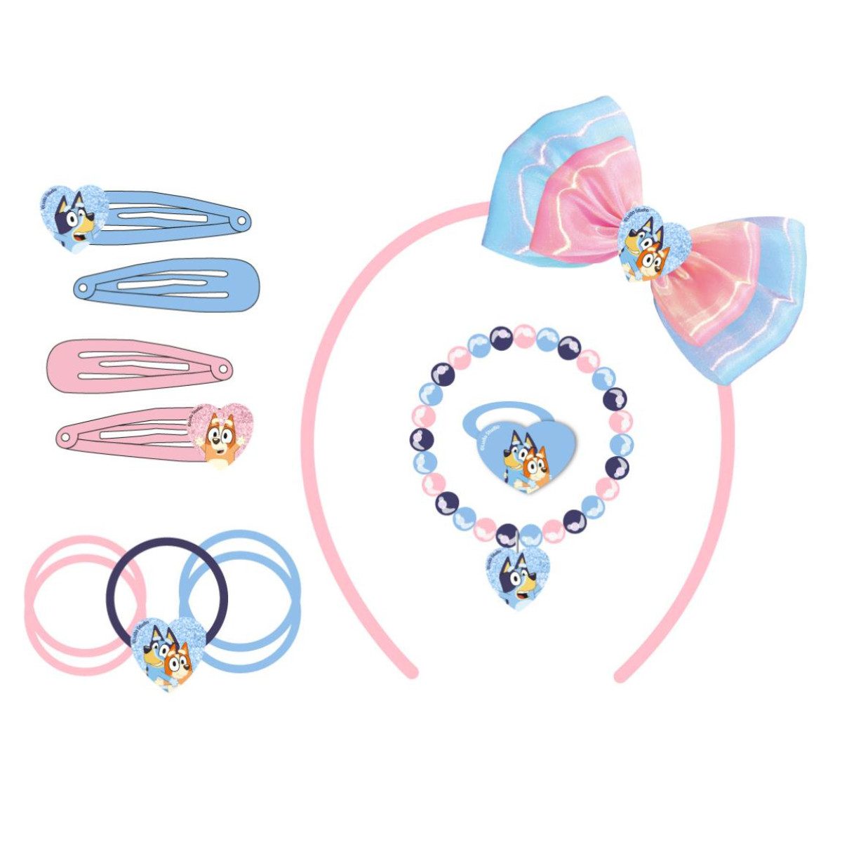Cerda Haarband Bluey 3D Haar-Accessoire Kinder Haarband für Kindergarten & Freizeit