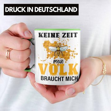 Trendation Tasse Trendation - Keine Zeit Mein Volk Braucht Mich Tasse Geschenk Bienen Honig Imker Imkeri Geschenkidee Bienenzüchter