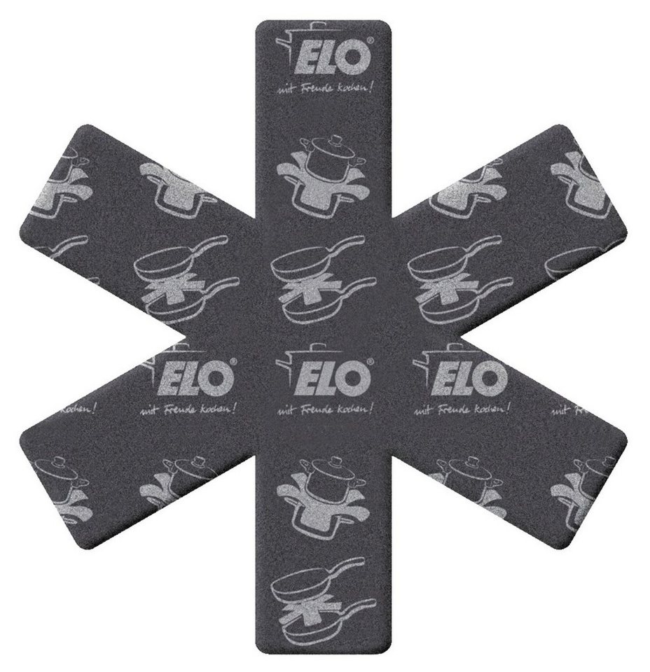 Elo Bratpfanne Pfannenschoner-Set 2 tlg. PROTEC, Schwarz, Ø 37 cm