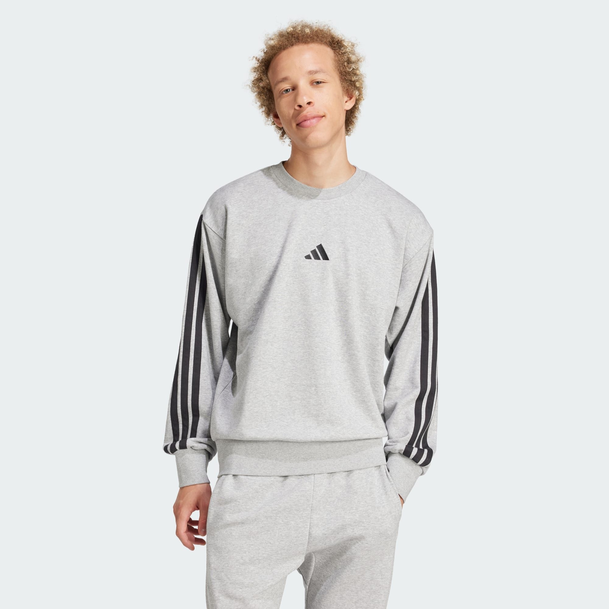 adidas Sportswear Sweatshirt ESSENTIALS 3-STREIFEN FRENCH TERRY SWEATSHIRT günstig online kaufen