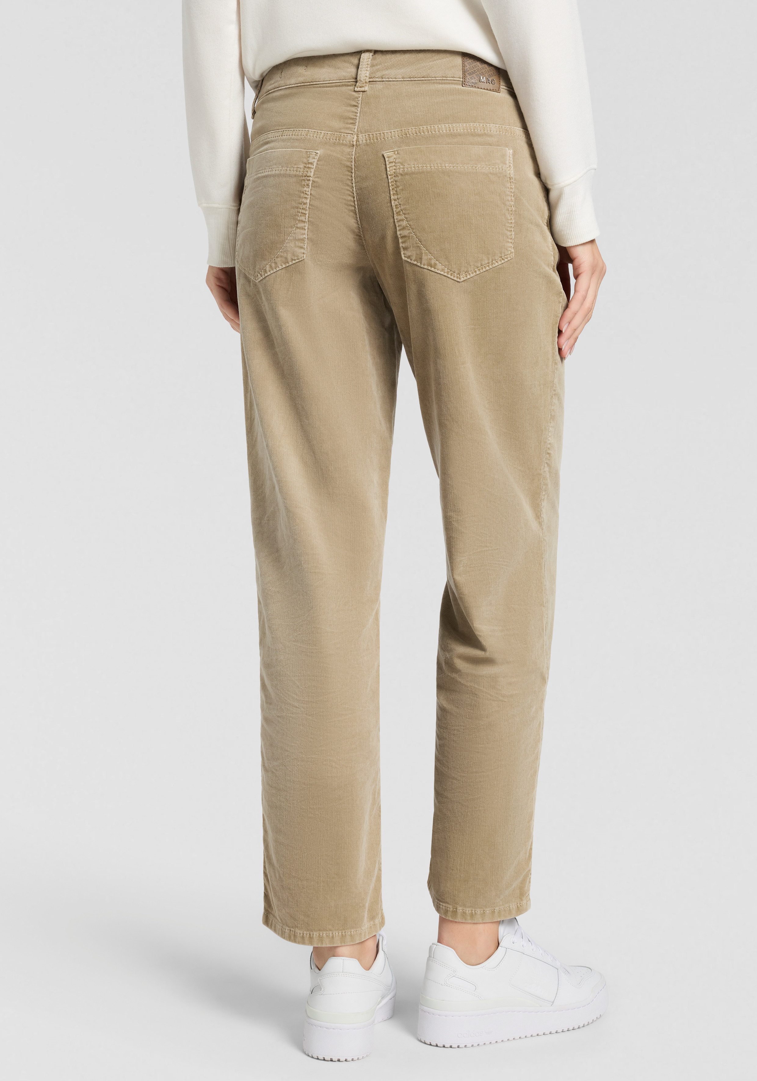 MAC Cordhose GRACIA Hochwertige, elastische Babycord-Qualität im Baumwoll-Mix