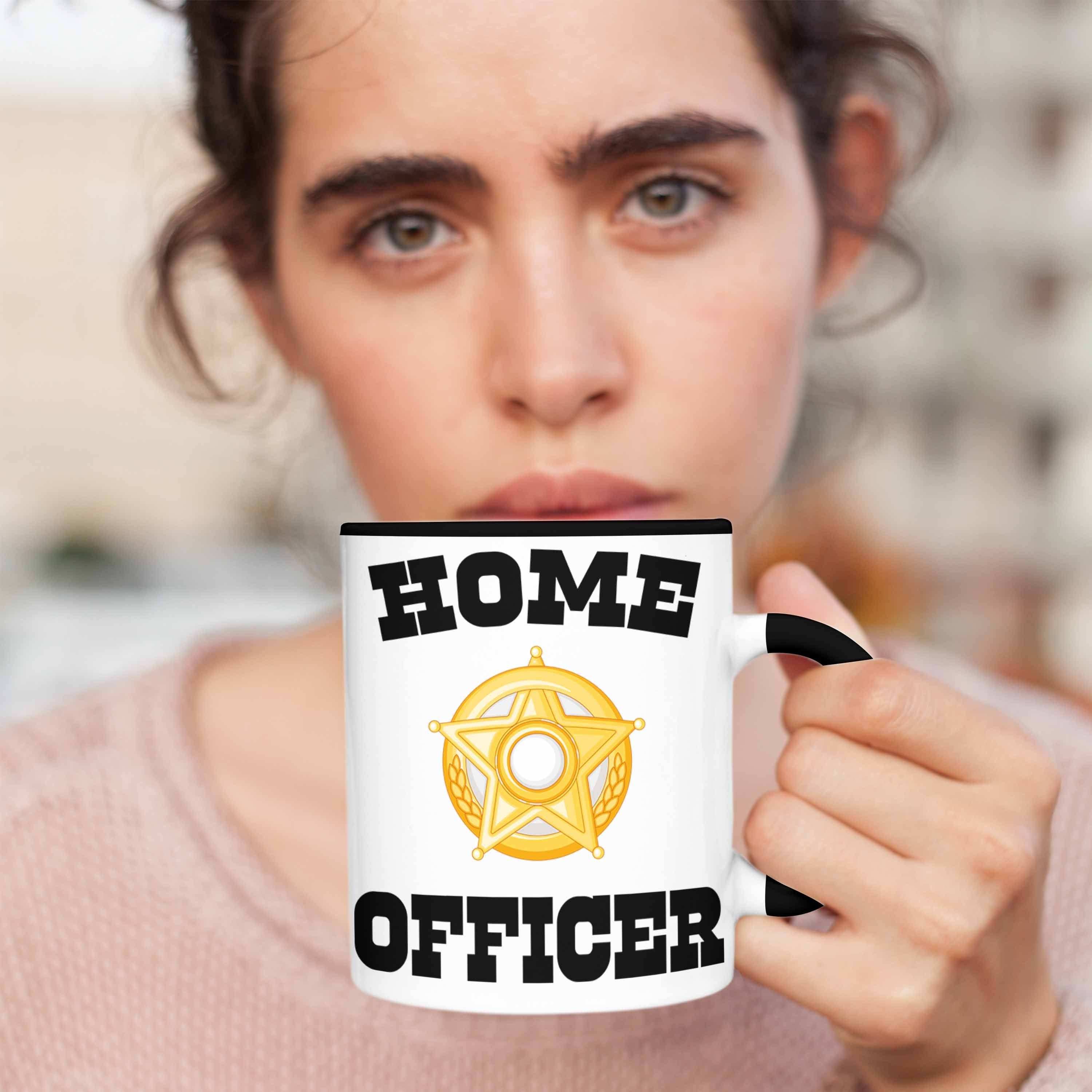 Lustig schwarz Gadget Officer Home Trendation Geschenke Tasse Männer Tasse Trendation Geschenk Zubehör Kaffeetasse Home - Frauen Office Homeoffice