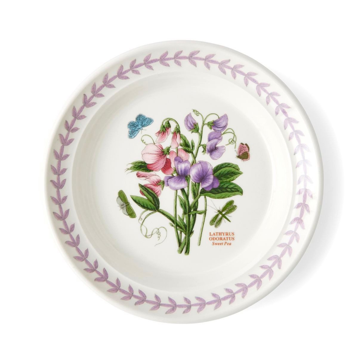 Portmeirion Dessertteller Portmeirion Keramik Vorlege-Teller Botanic Garden Meadow Duftwicke